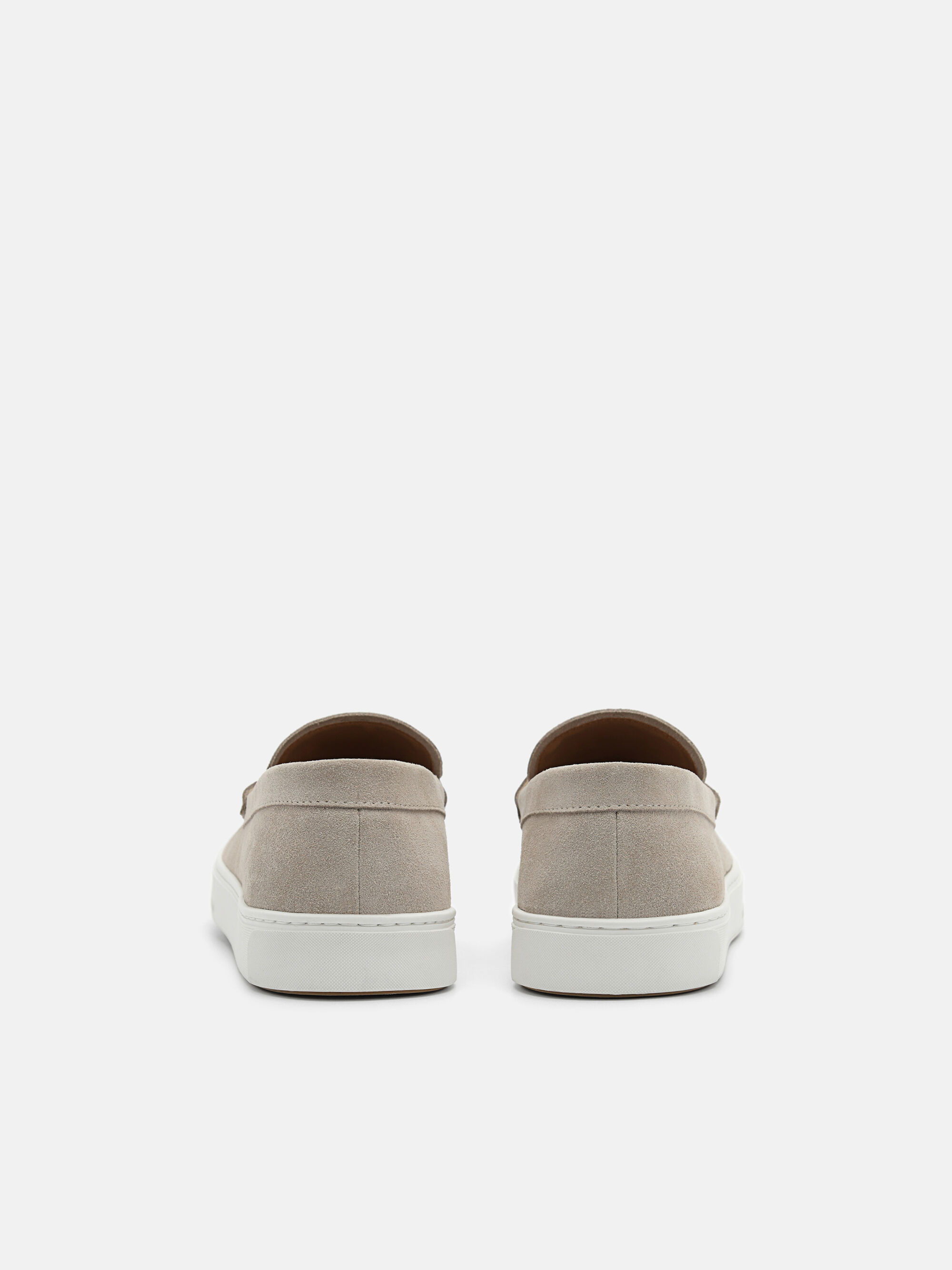 Ridge Suede Slip-On Sneakers, Taupe