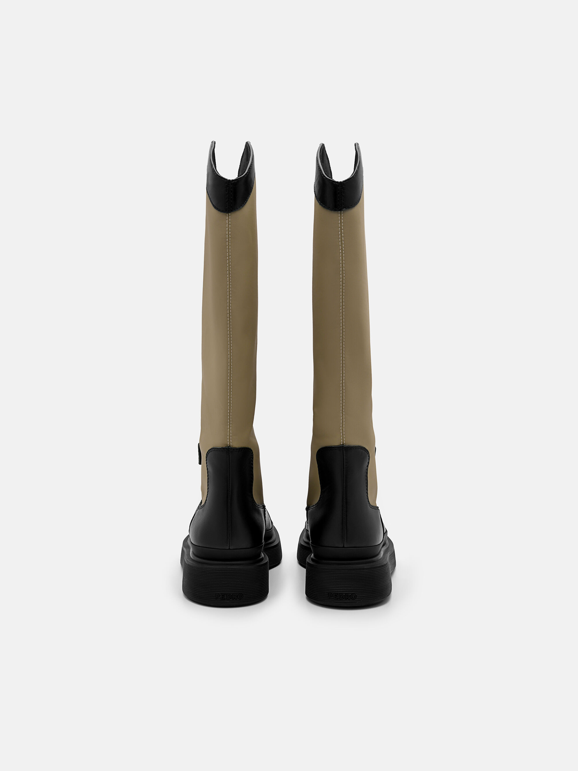 Terra Leather Knee Boots, Multi