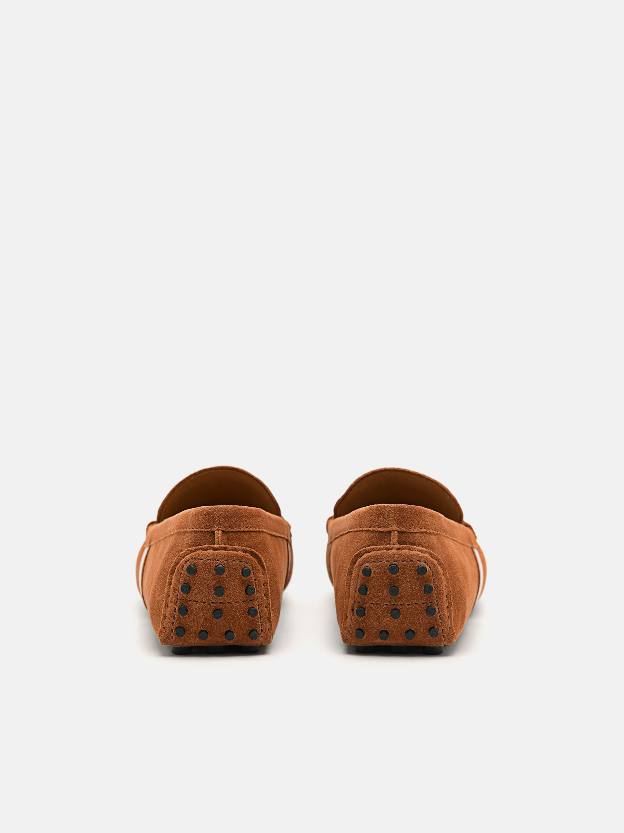 Leather Band Driving Shoes, Camel