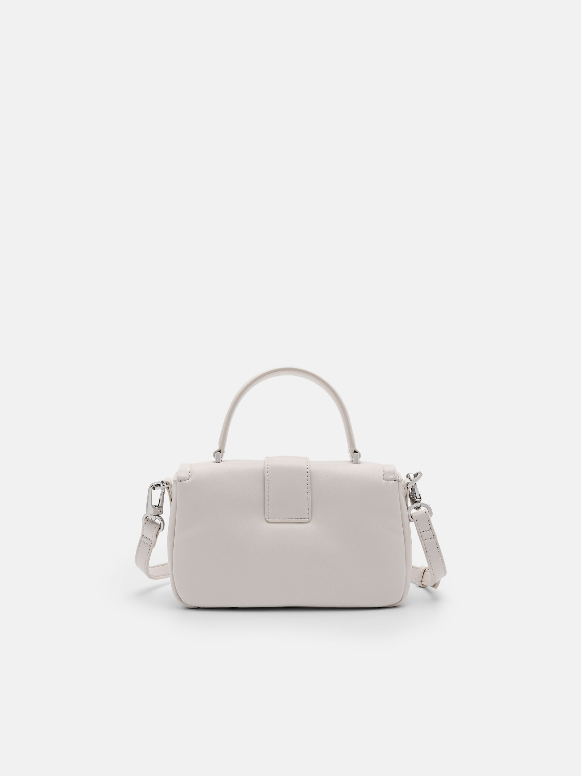 Helix Mini Shoulder Bag, Chalk