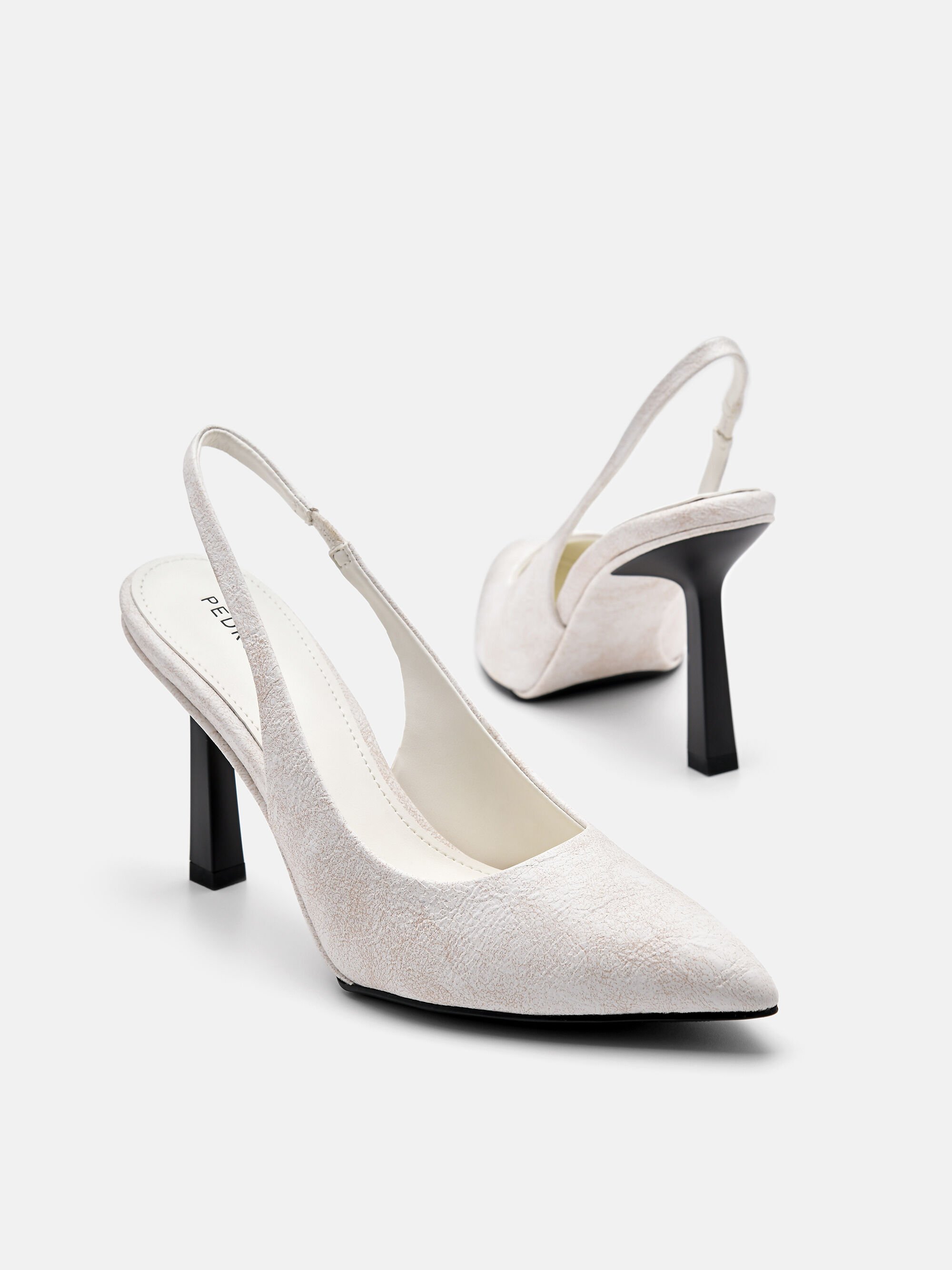 PEDRO Studio Liza Slingback Pumps, Chalk