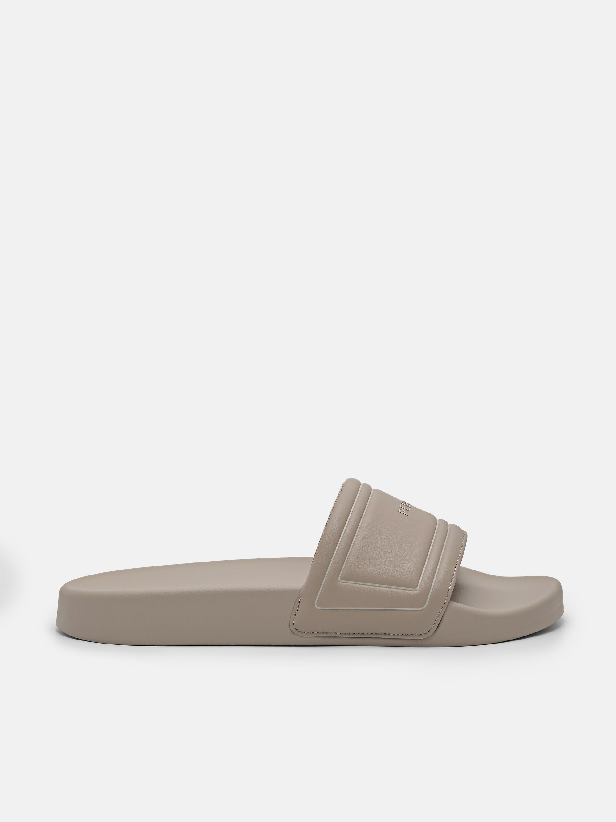 Billie Slide Sandals, Taupe