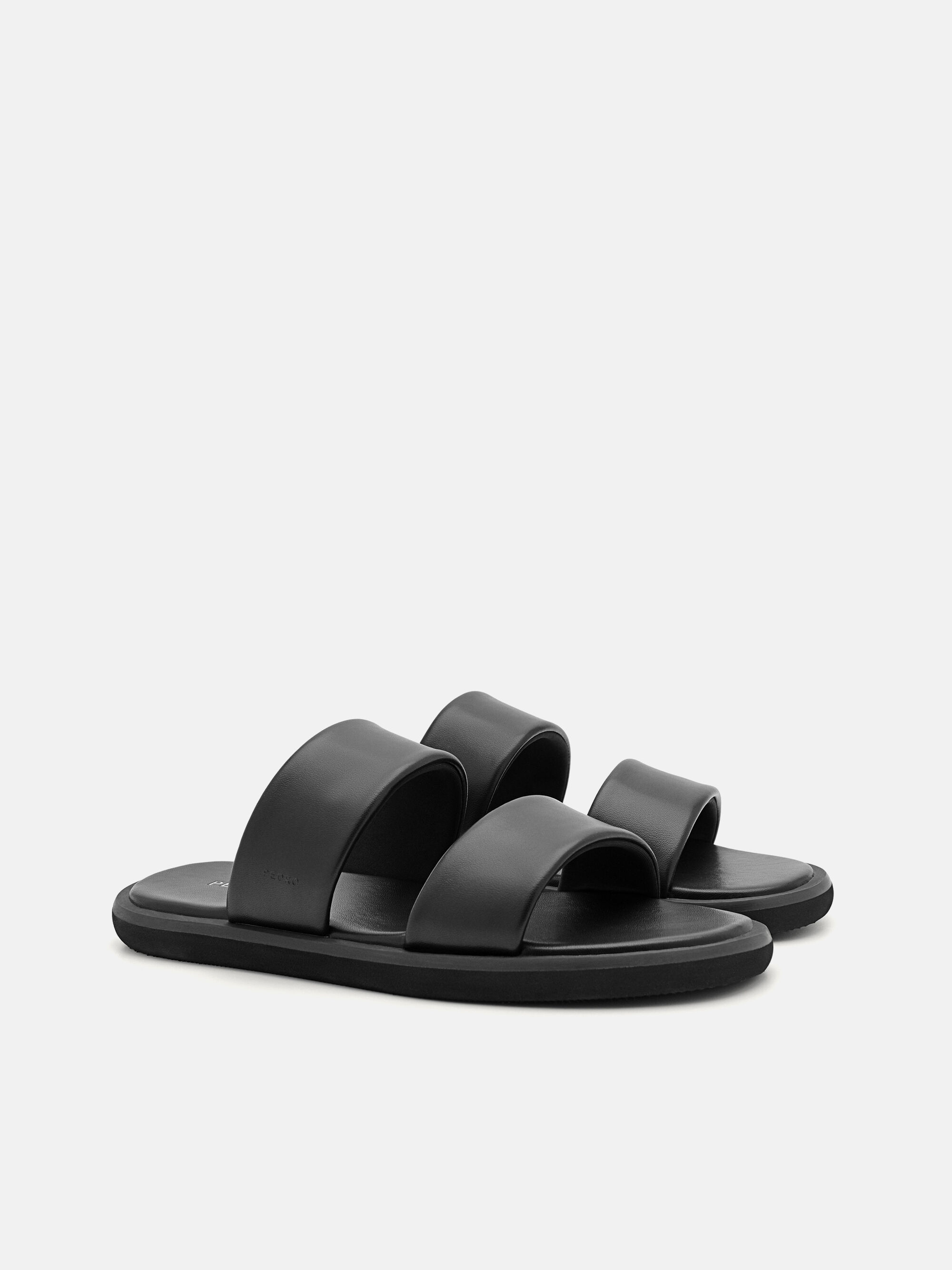 Slide Sandals, Black