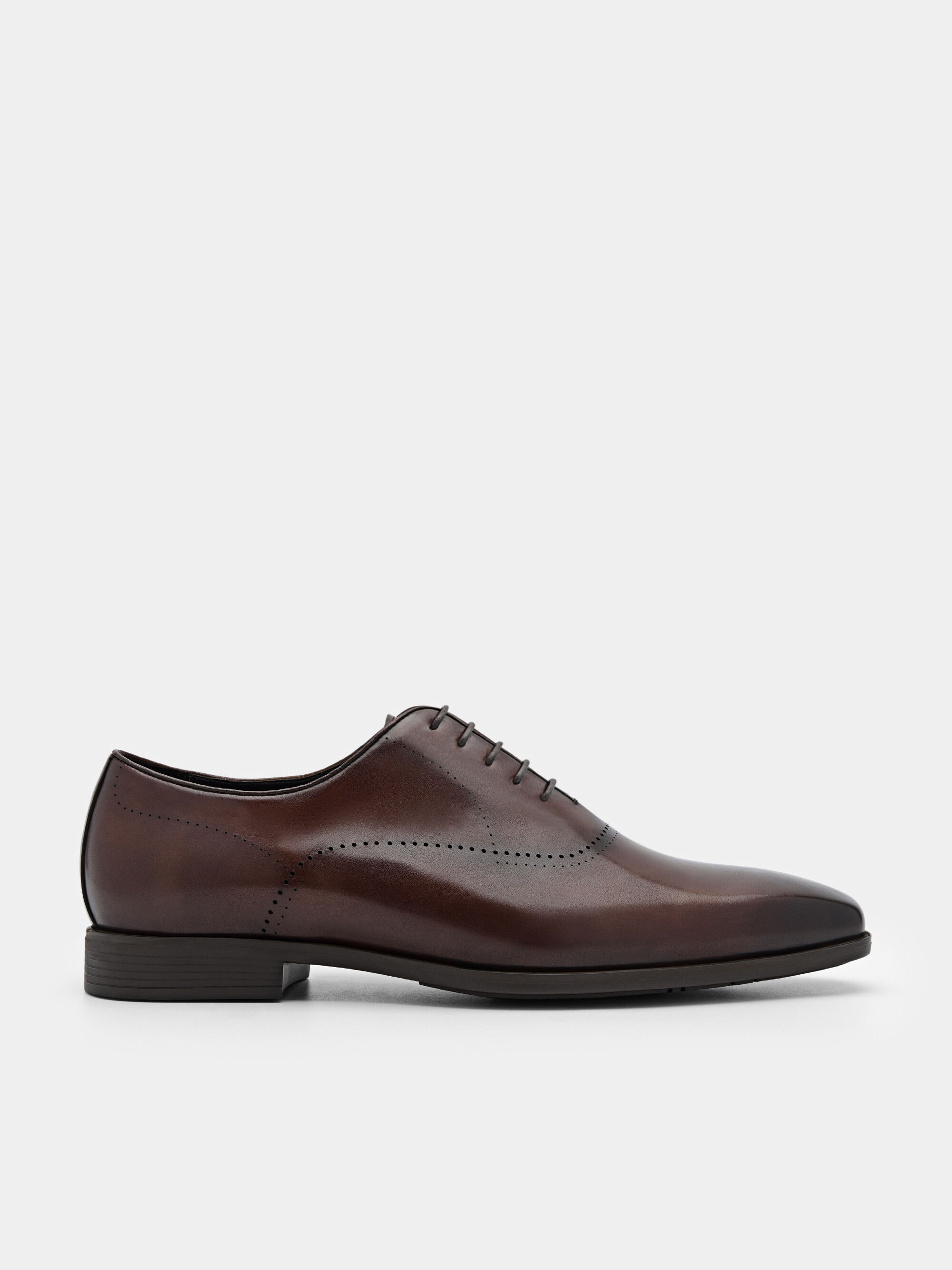 Brown Altitude Lightweight Leather Oxford Shoes - PEDRO SG