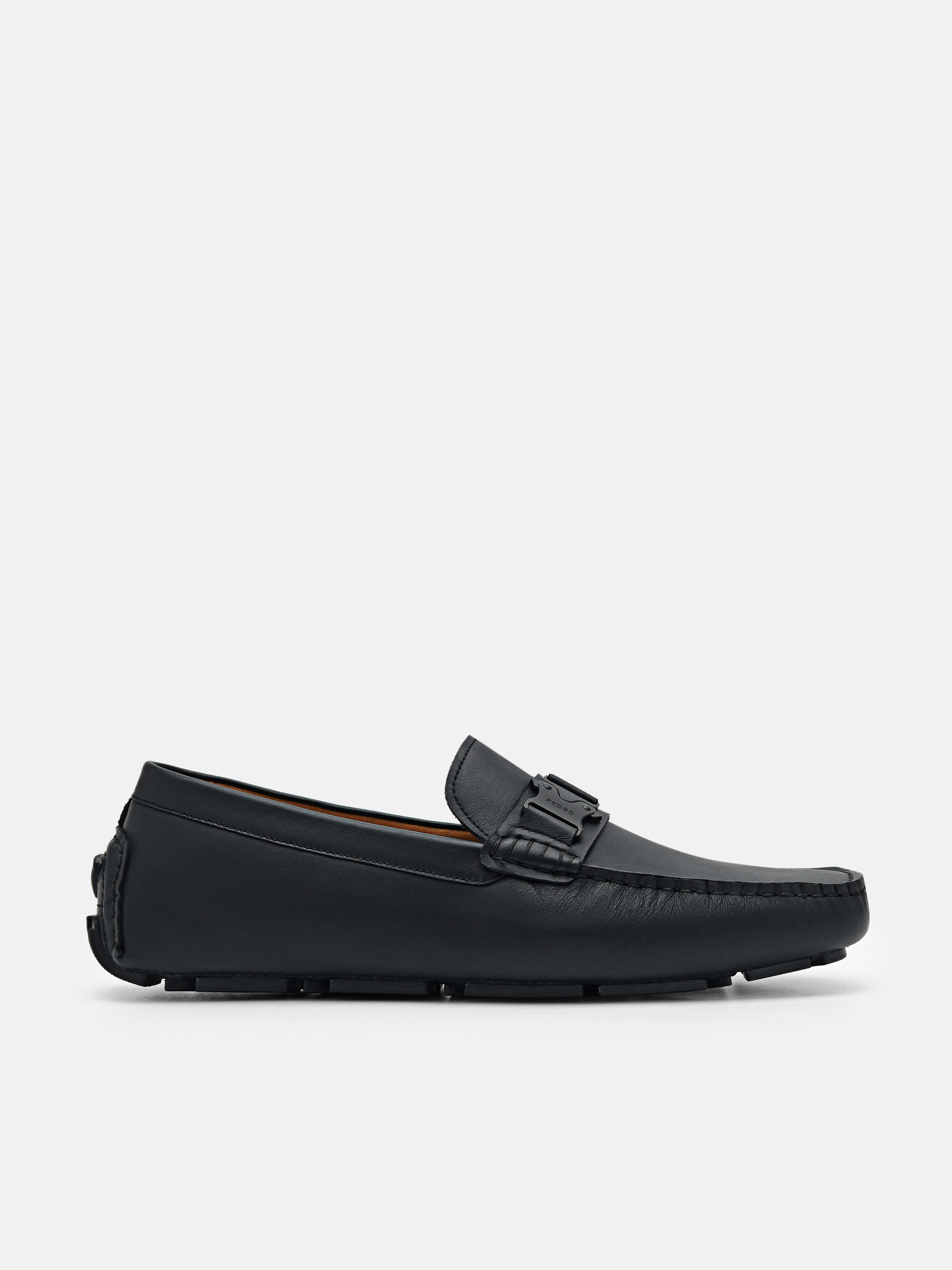 Kane Leather Driving Shoes, Black