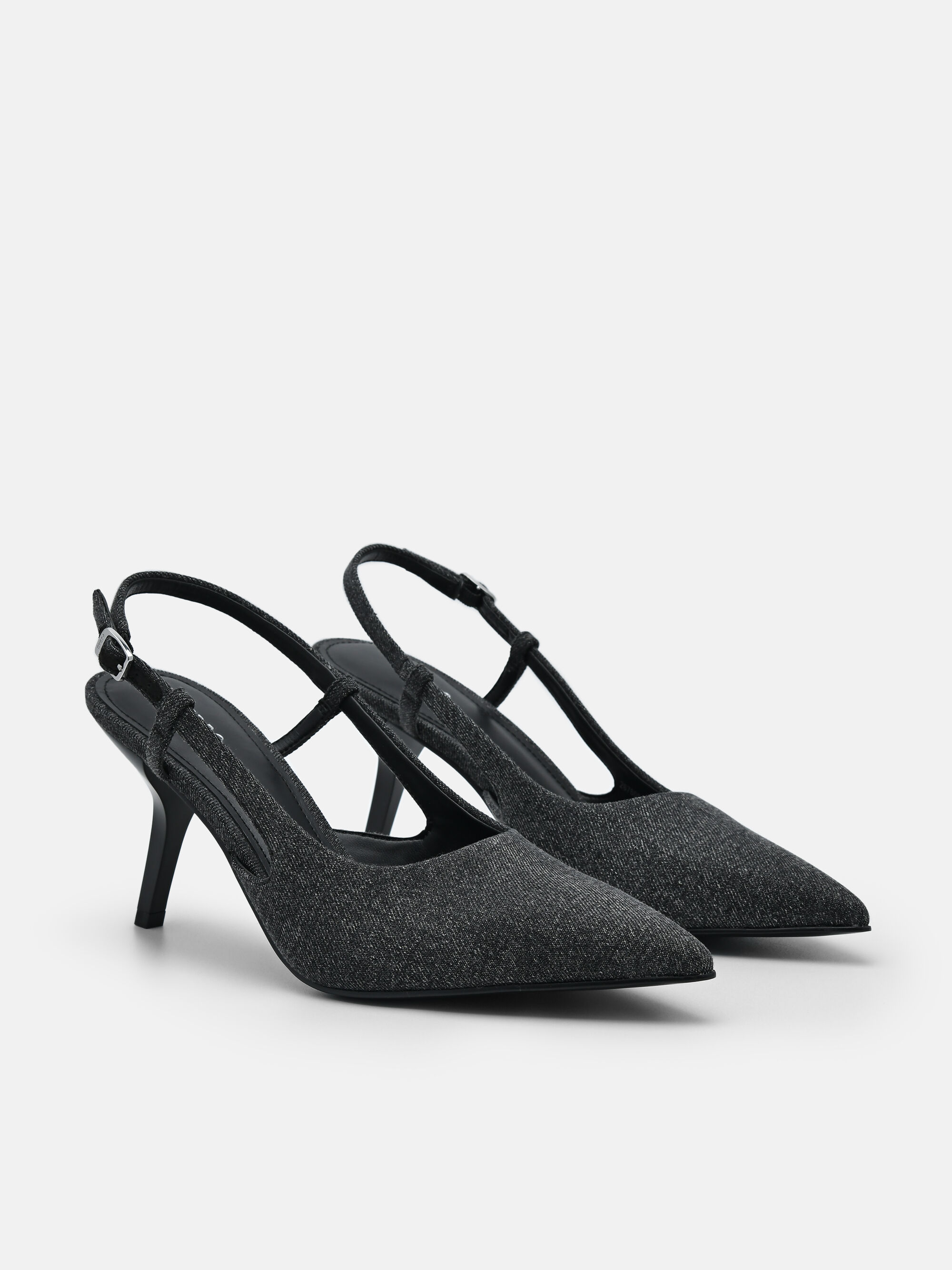 Morraine Slingback Pumps, Black