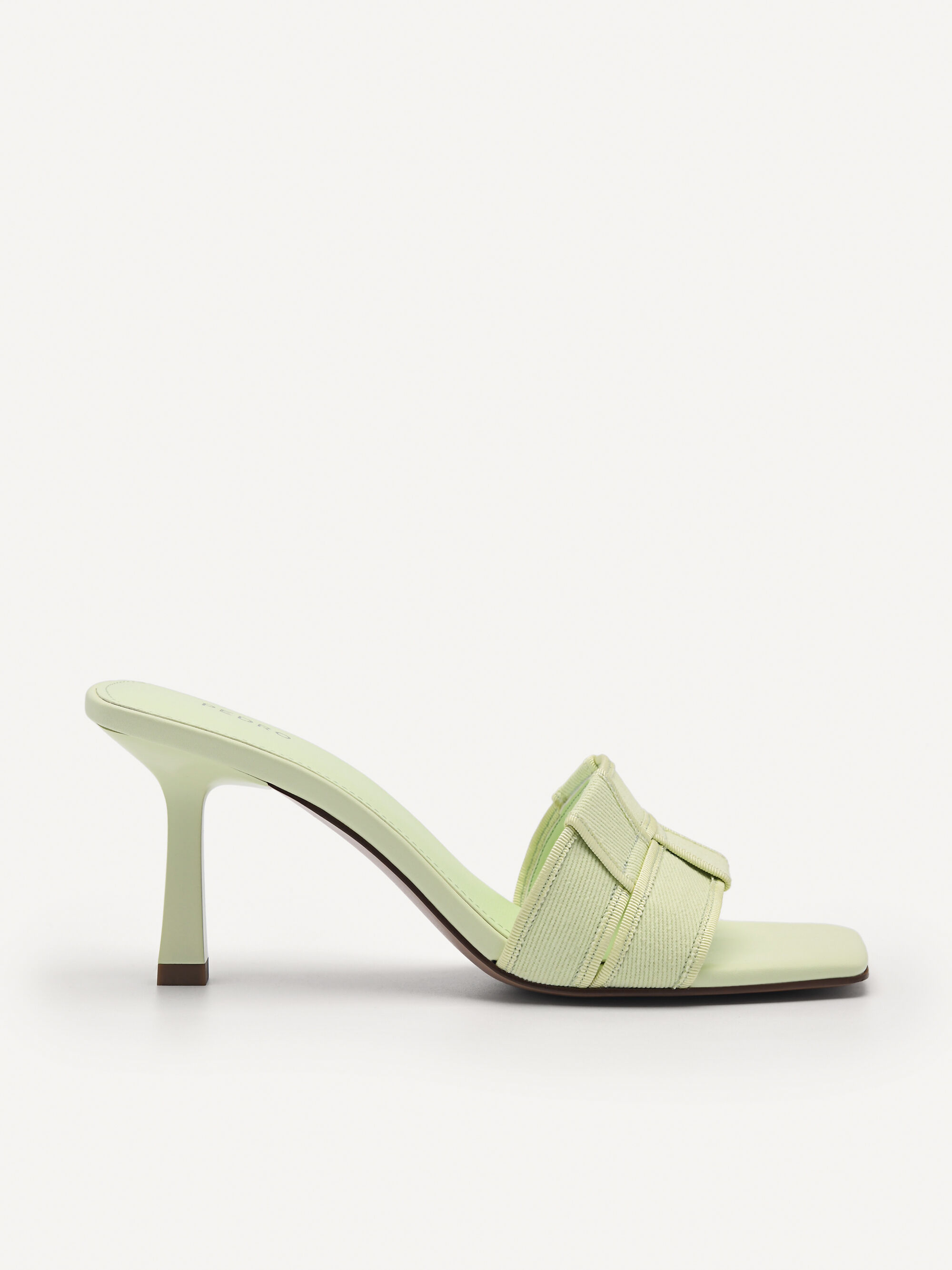 Light green cheap sandals heels