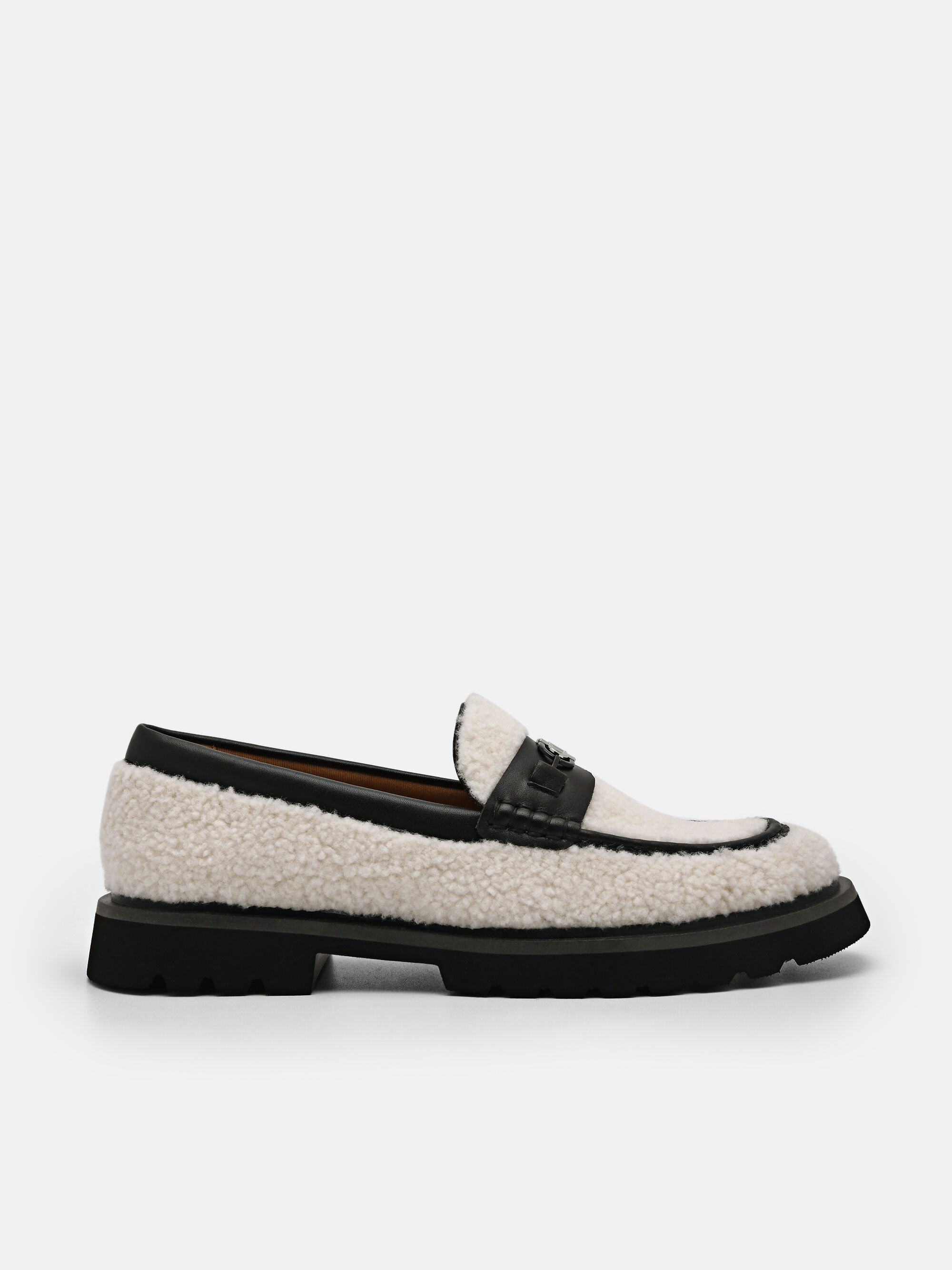 PEDRO Icon Faux Shearling Loafers, Multi