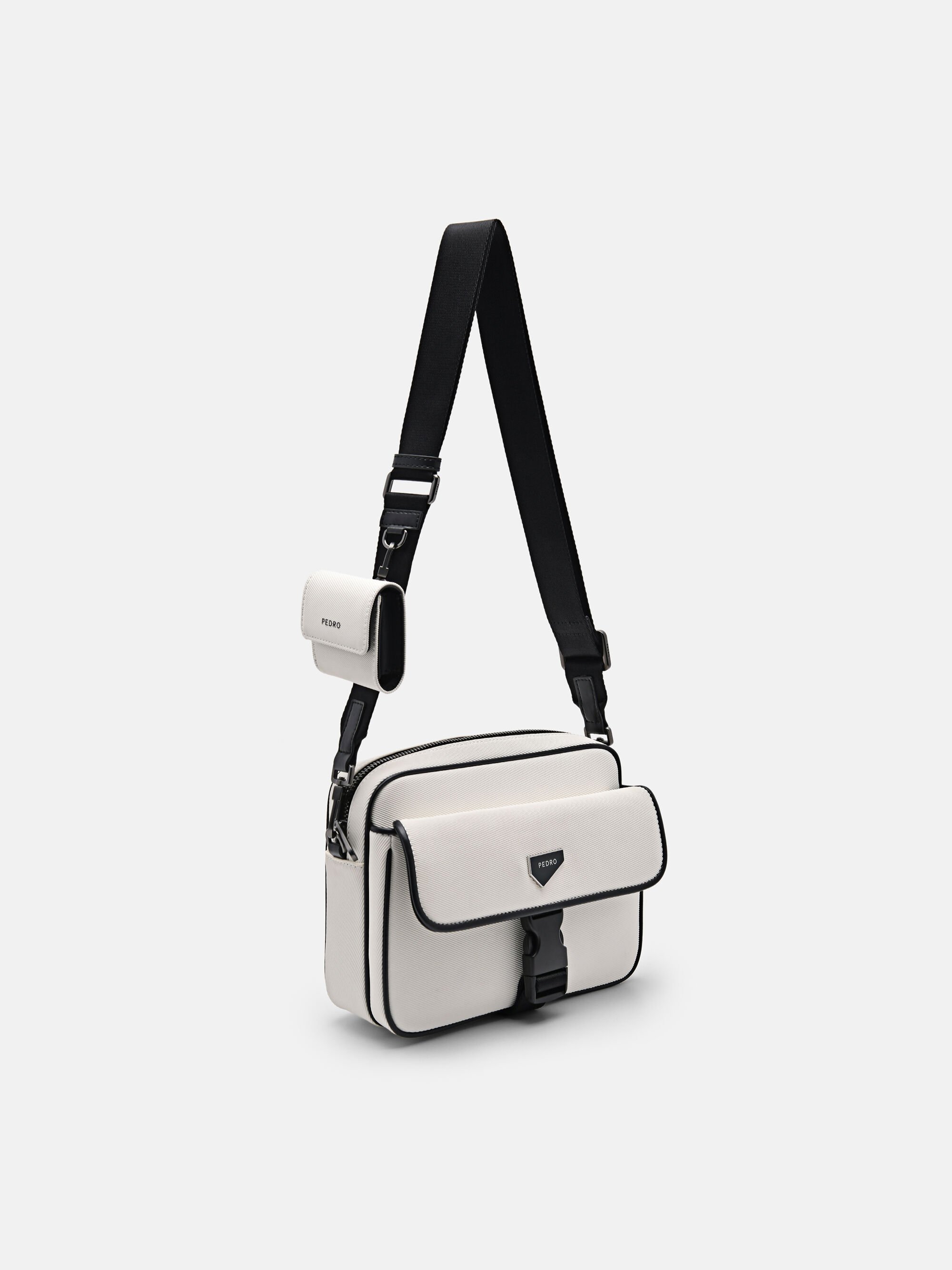 Taper Compact Sling Bag, White