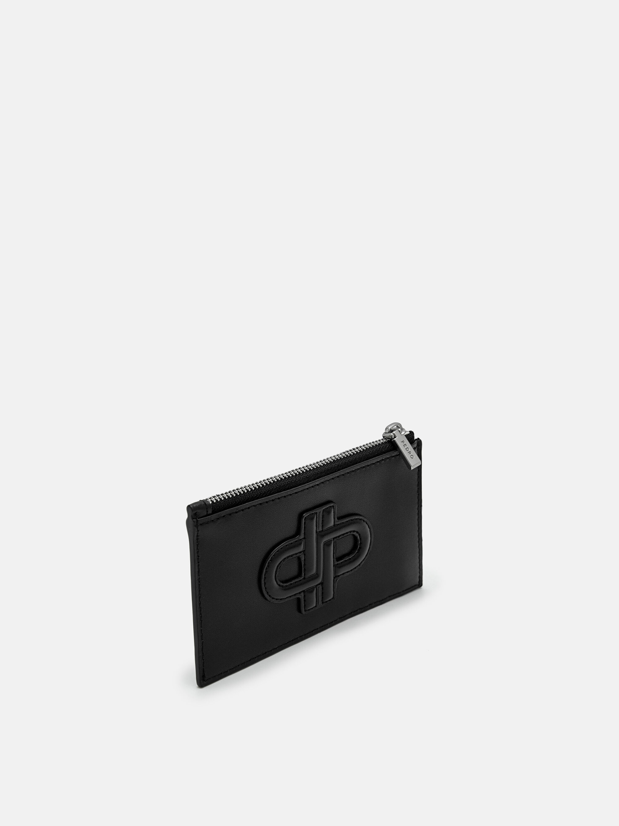 PEDRO Icon Leather Card Holder, Black