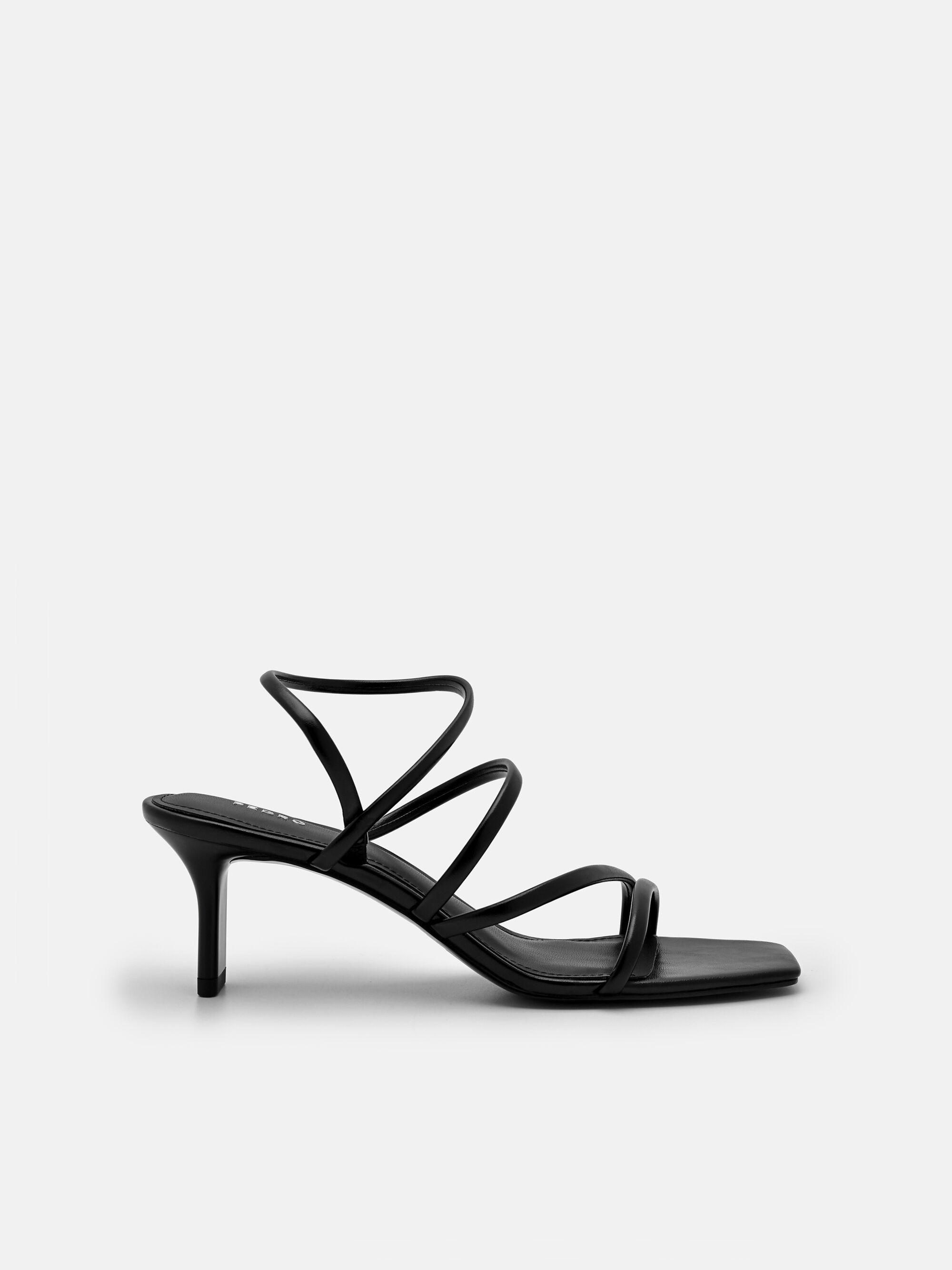 Pallas Heel Sandals, Black