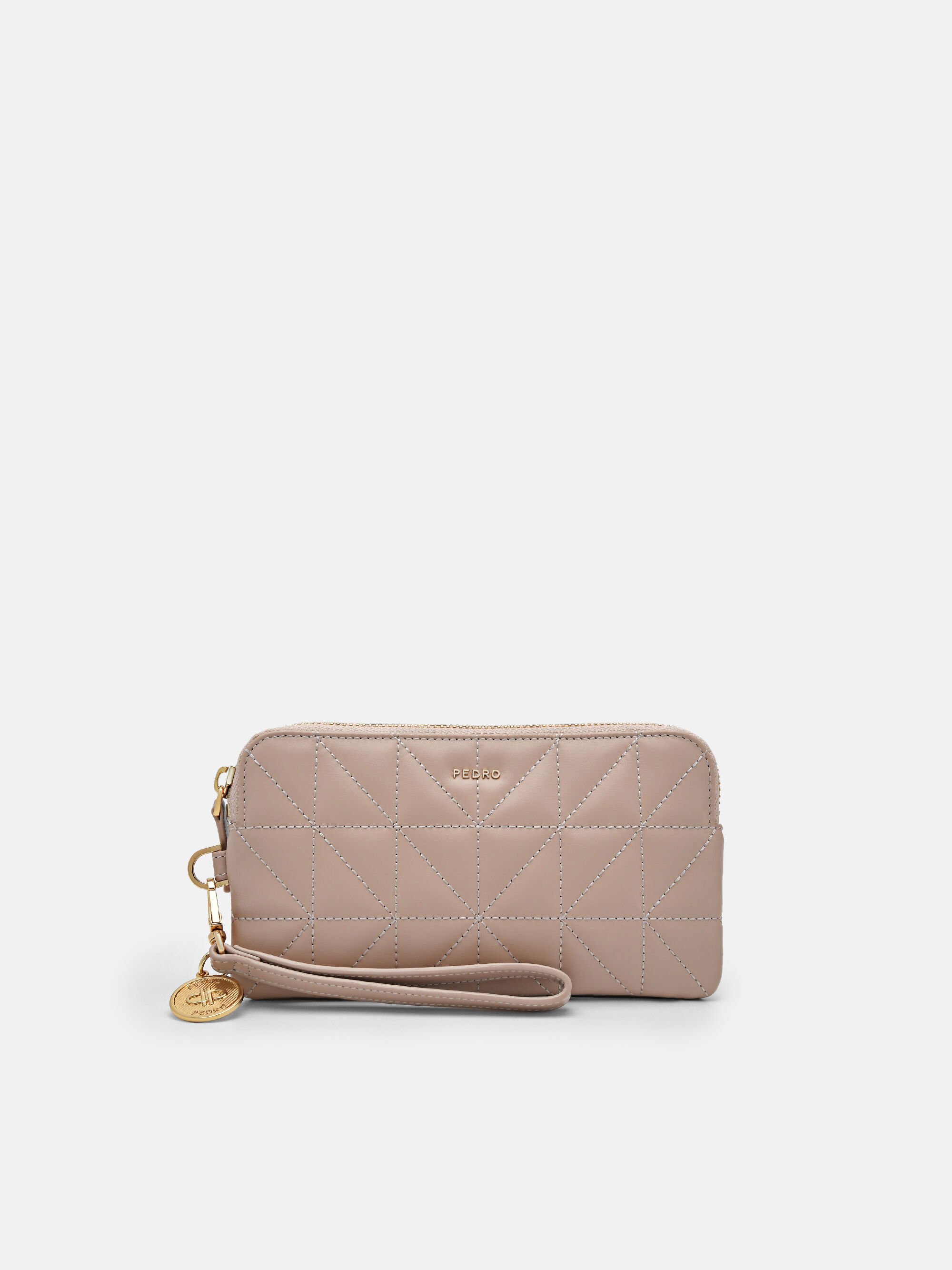 PEDRO Studio Leather Pouch in Pixel, Nude