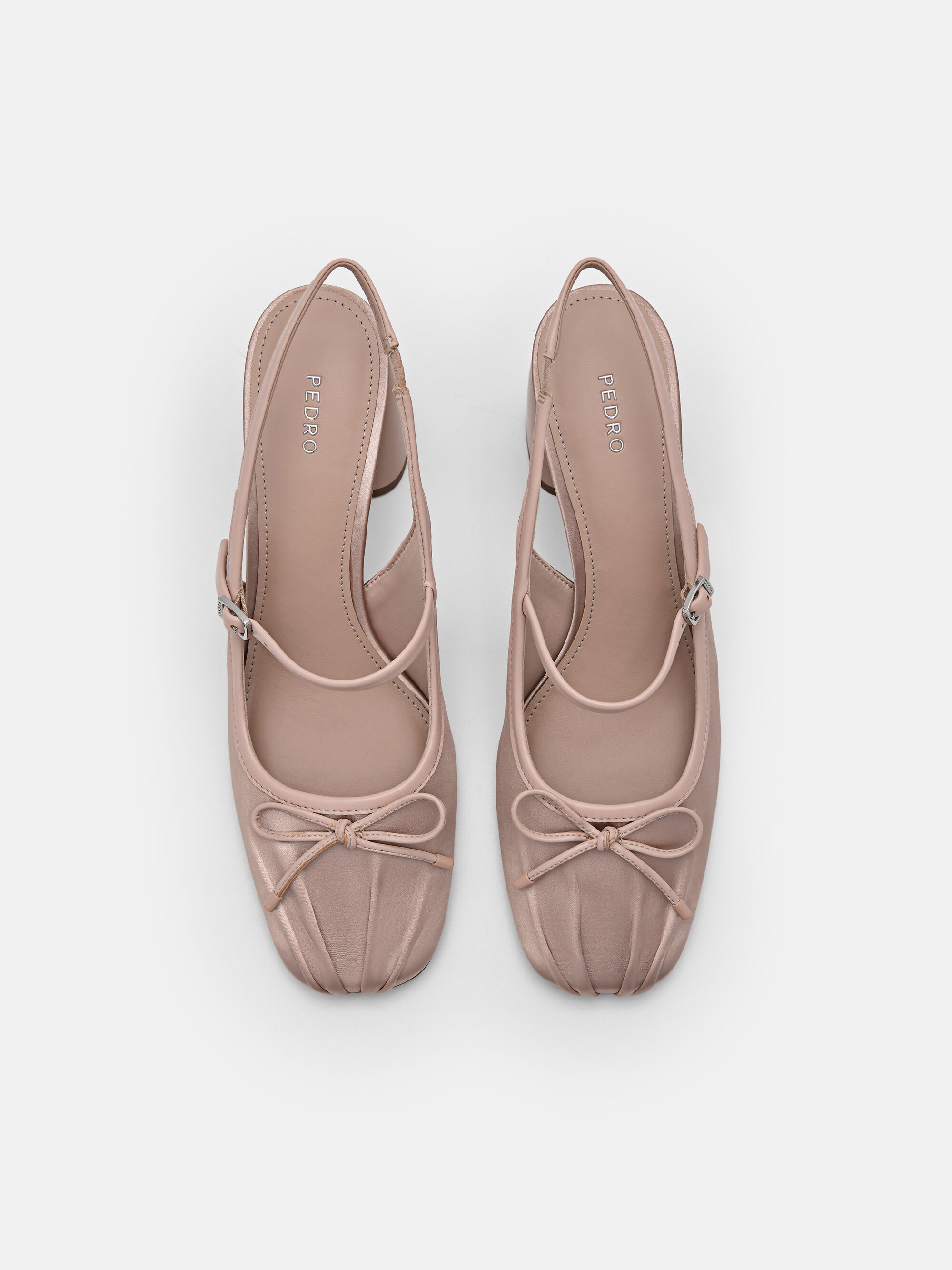 Linea Slingback Pumps, Nude