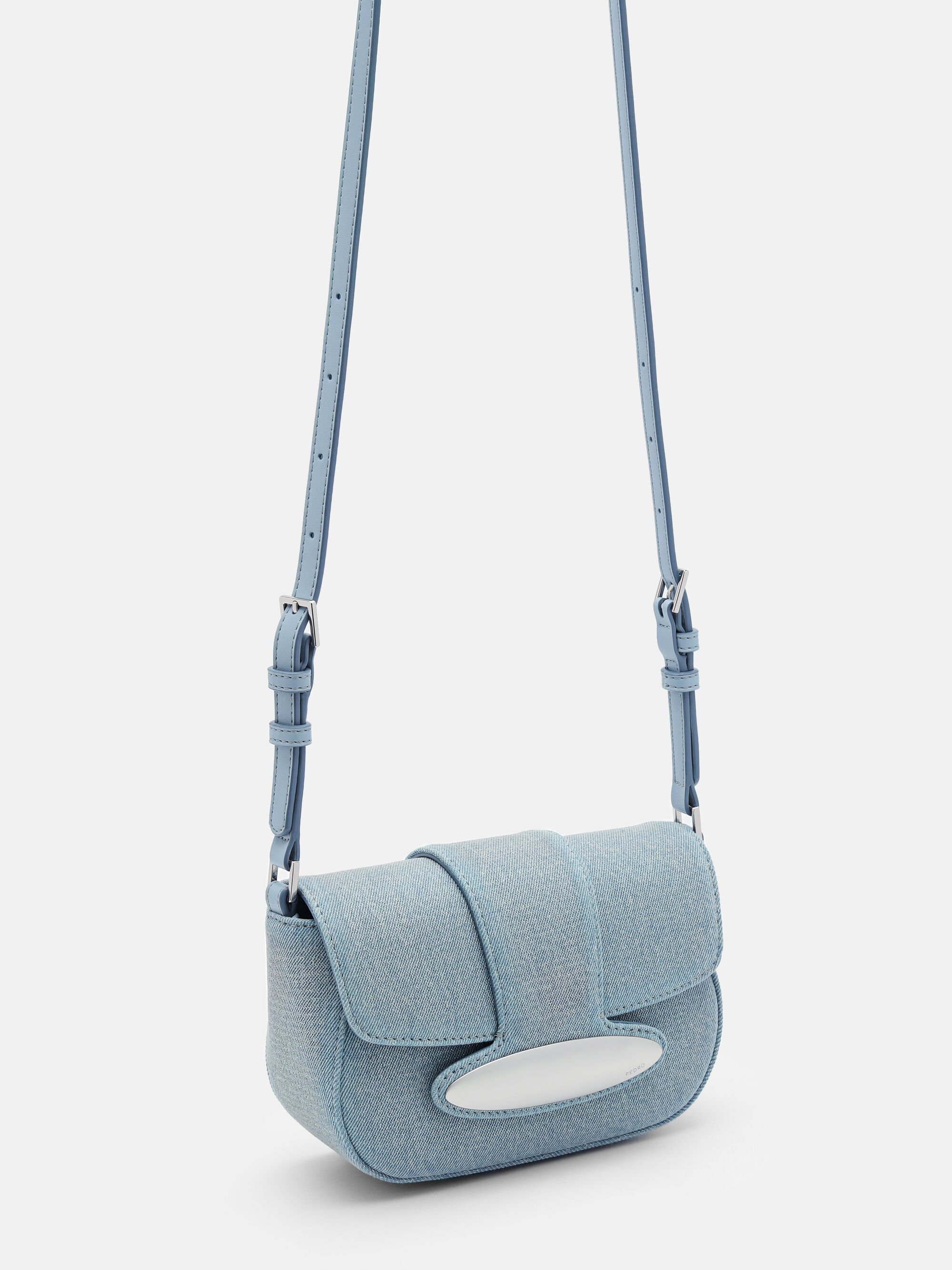 Dione Mini Shoulder Bag, Slate Blue