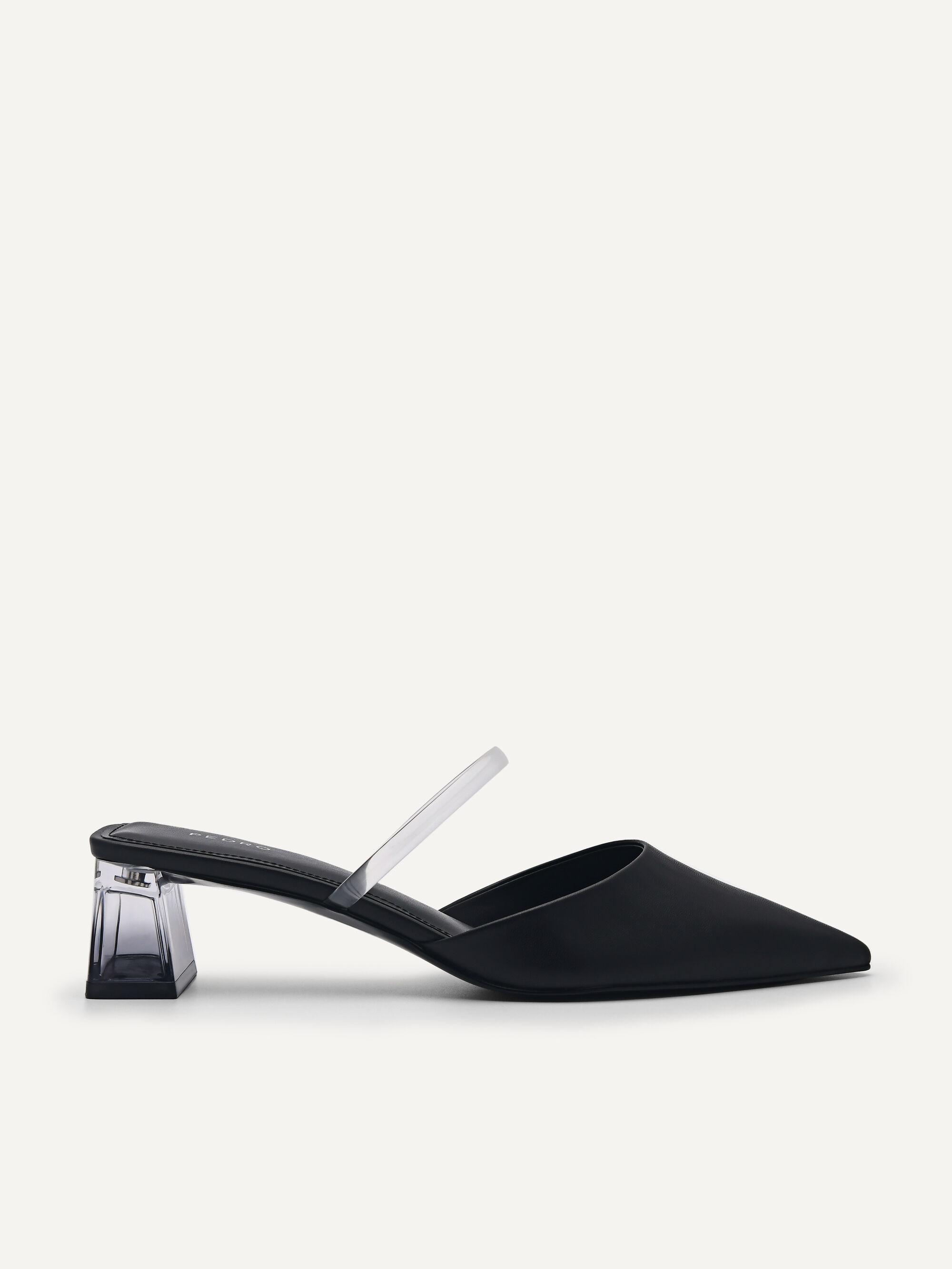 Black cheap dressy mules