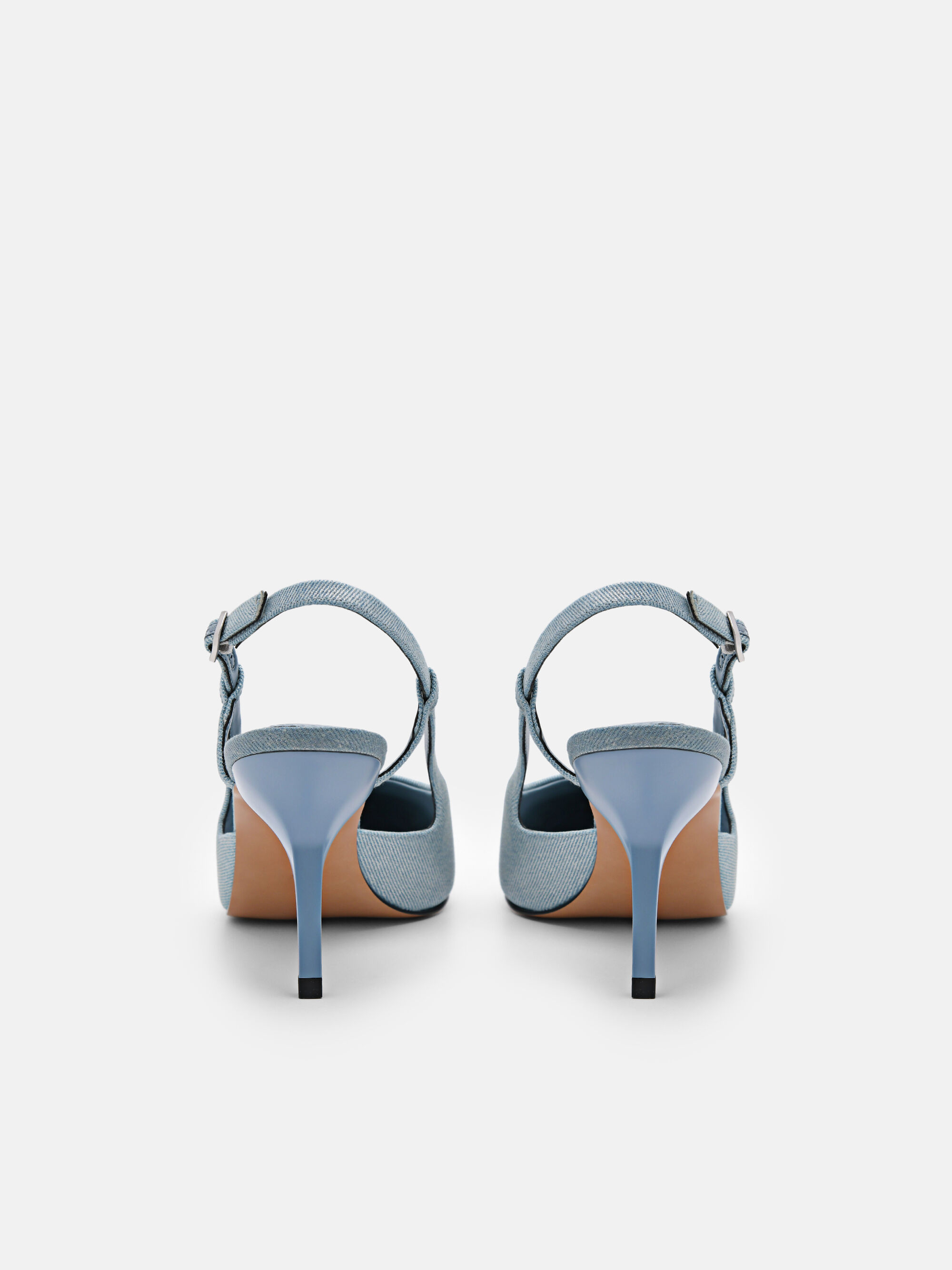 Morraine Slingback Pumps, Slate Blue