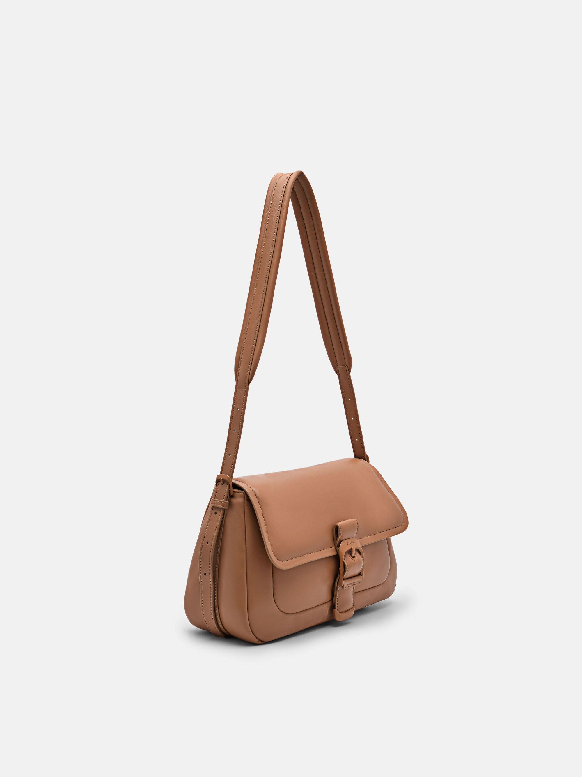 Helix Shoulder Bag, Camel