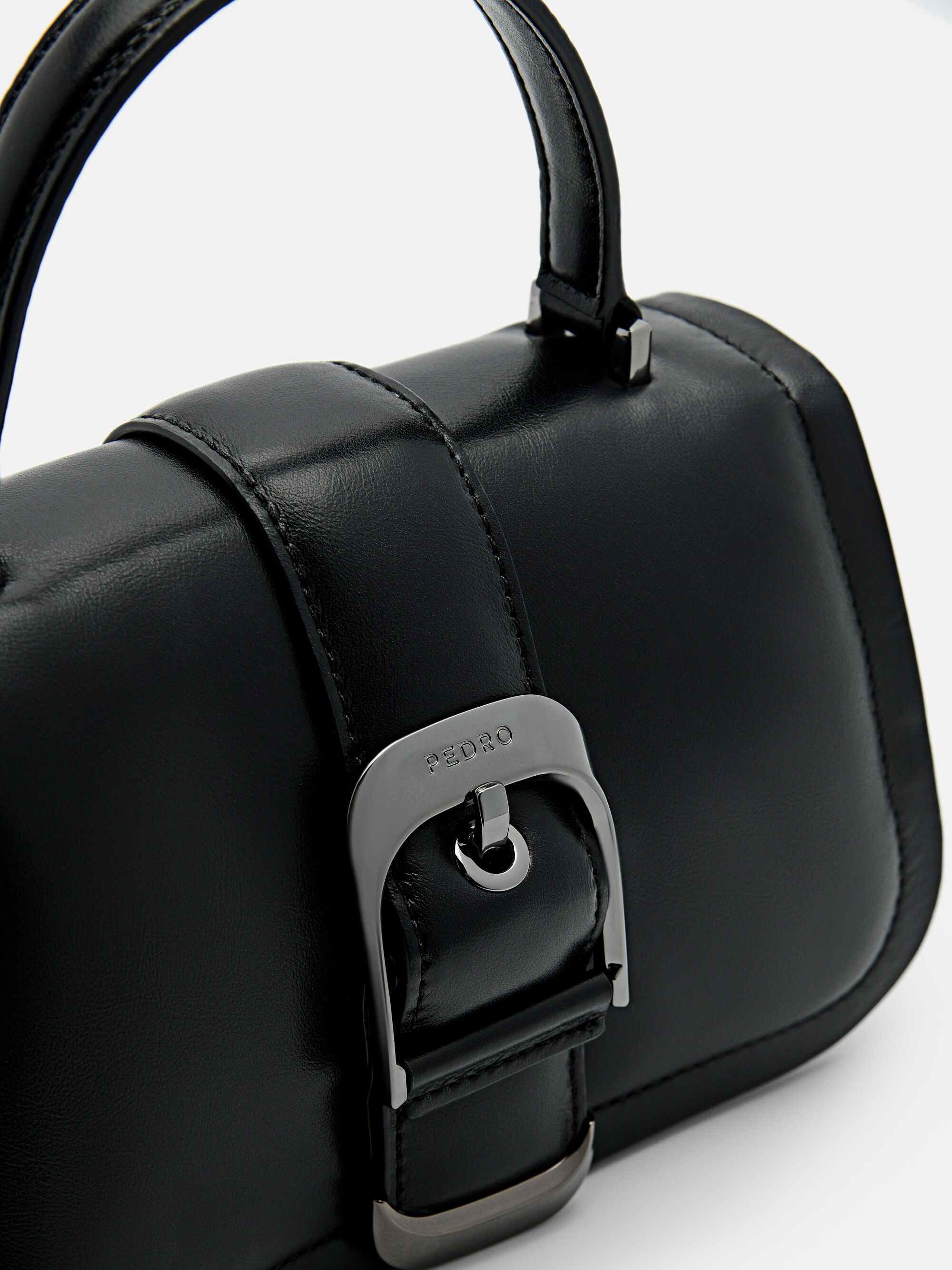 Helix Mini Shoulder Bag, Black