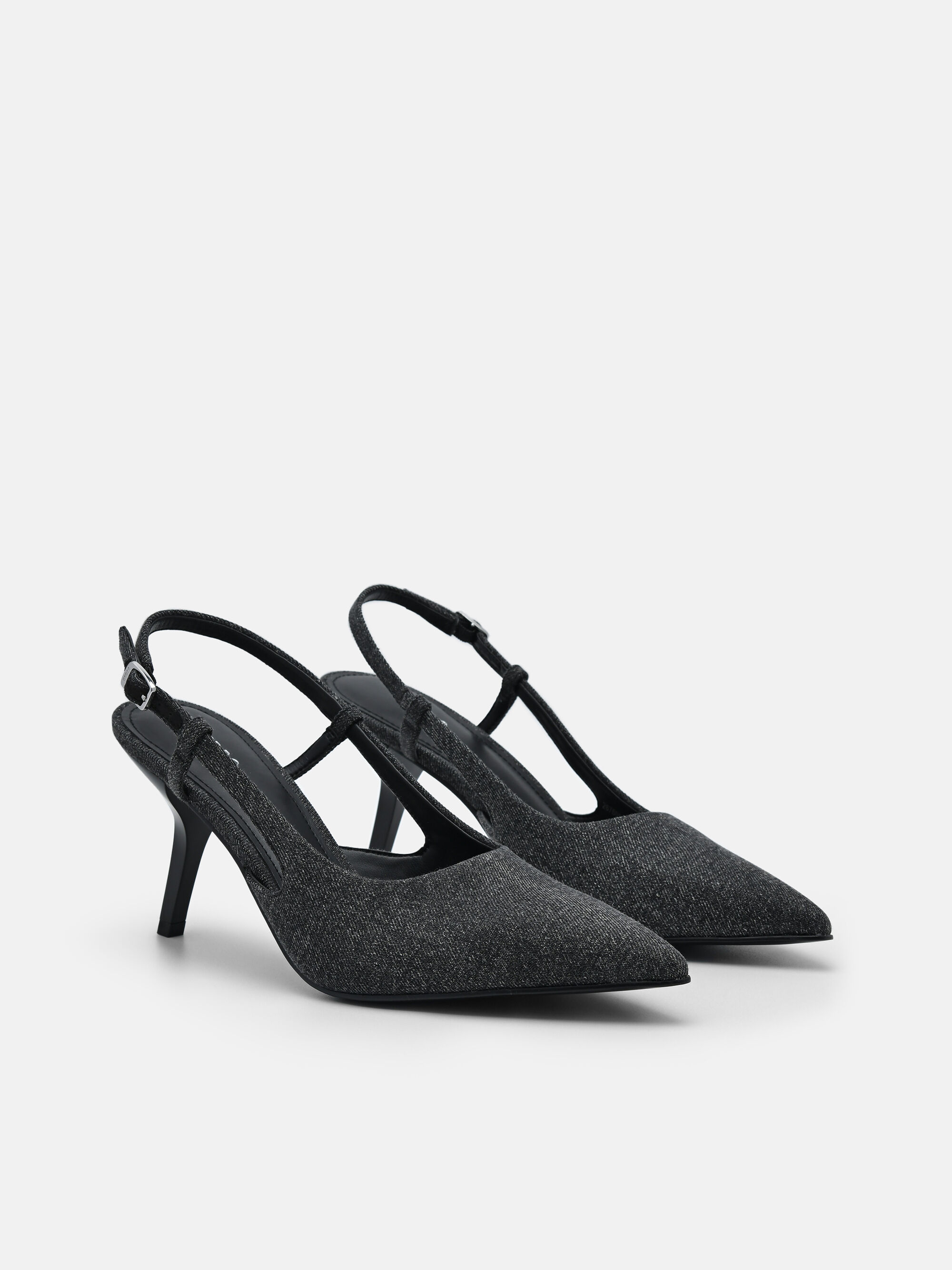 Morraine Slingback Pumps, Black