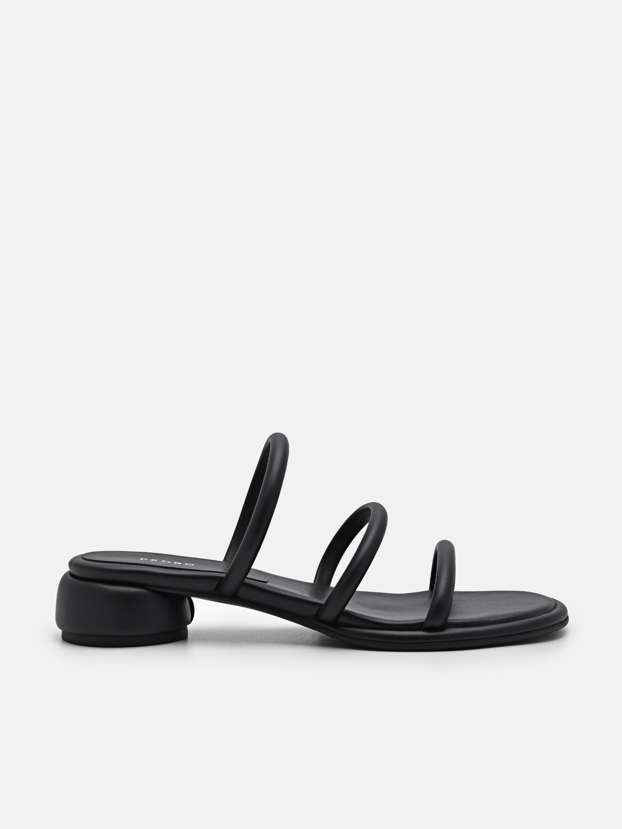 Meissa Strappy Heel Sandals, Black