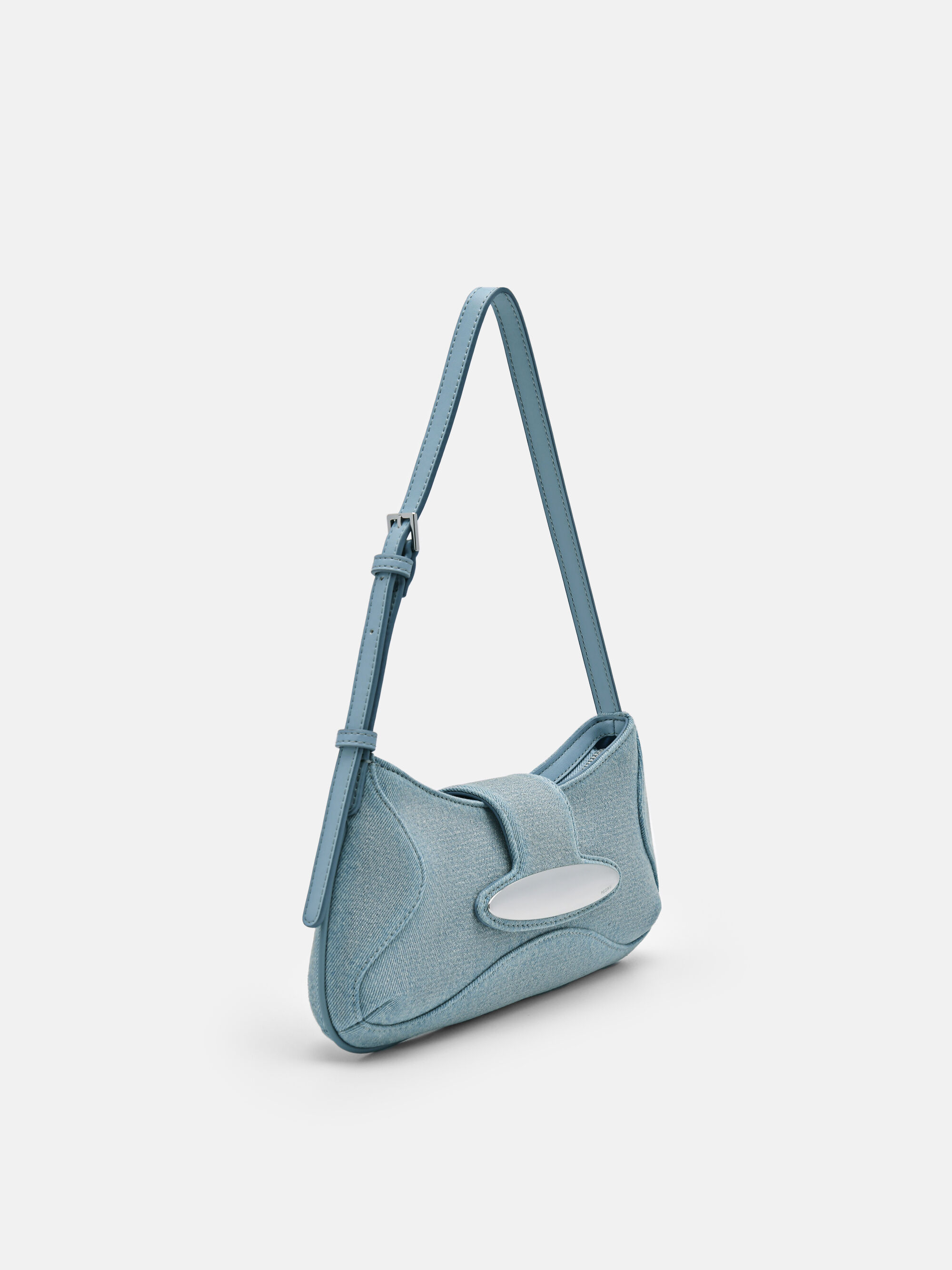 Dione Shoulder Bag, Slate Blue