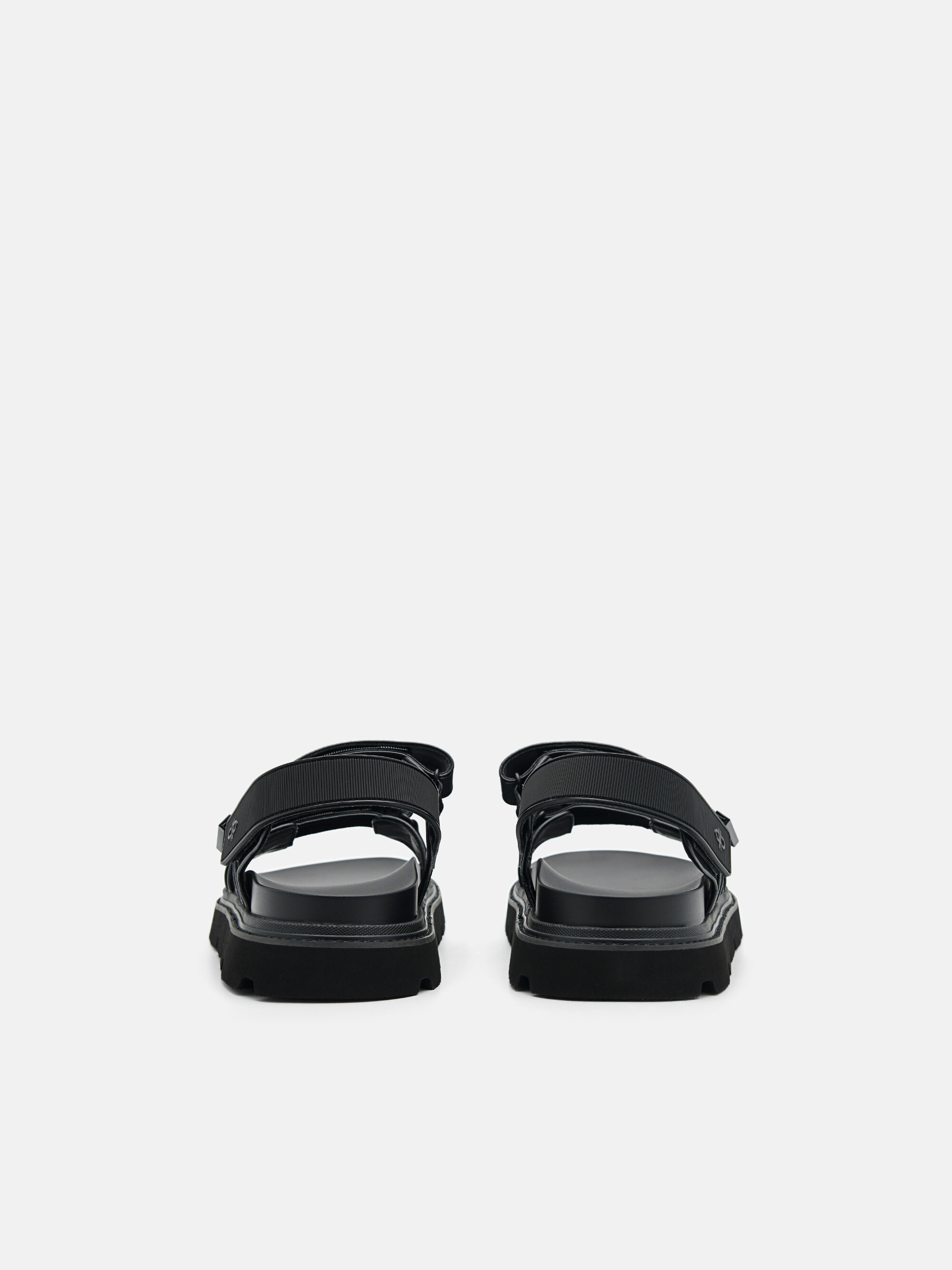 Bryson Backstrap Sandals, Black