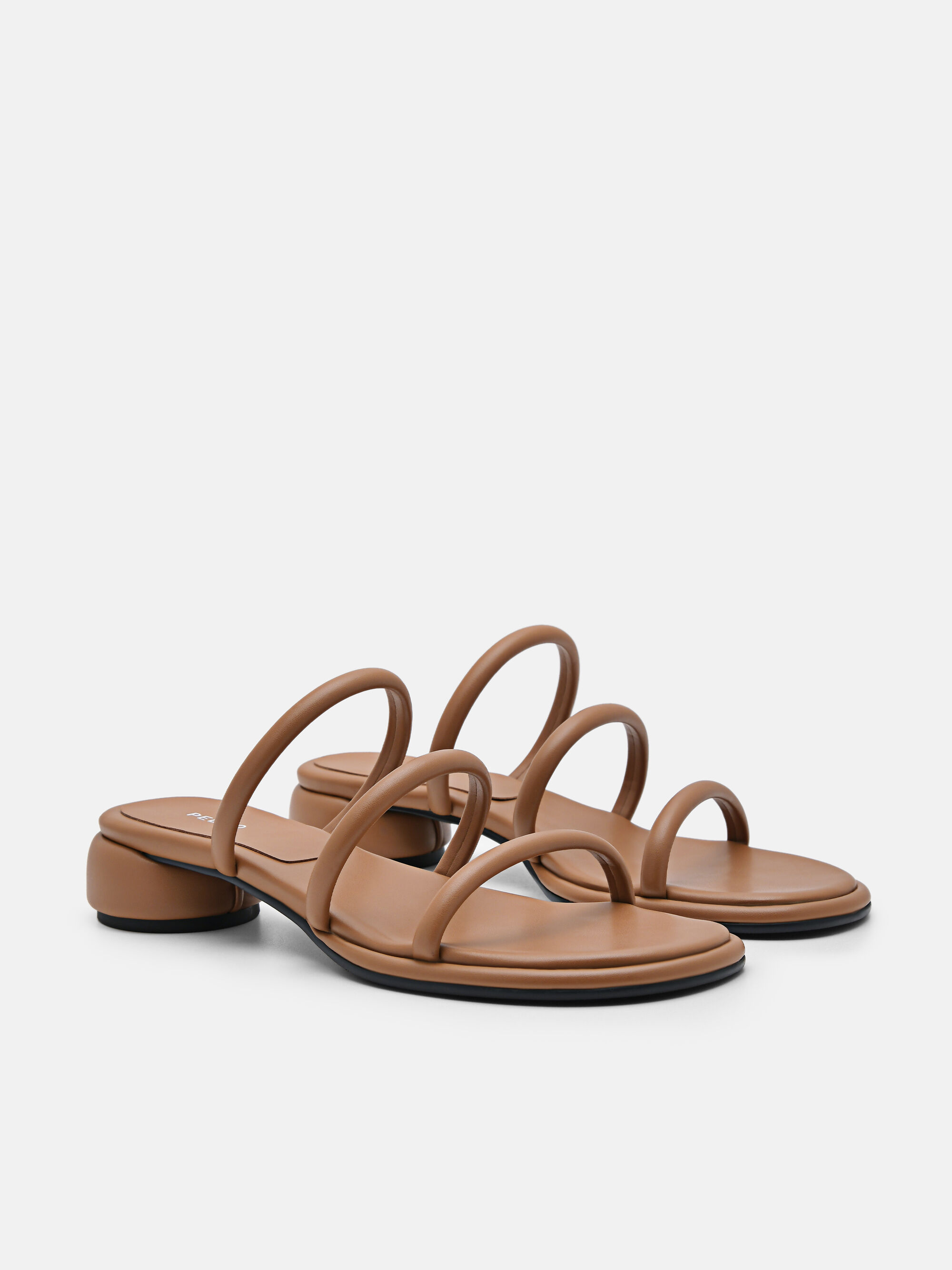 Meissa Strappy Heel Sandals, Camel