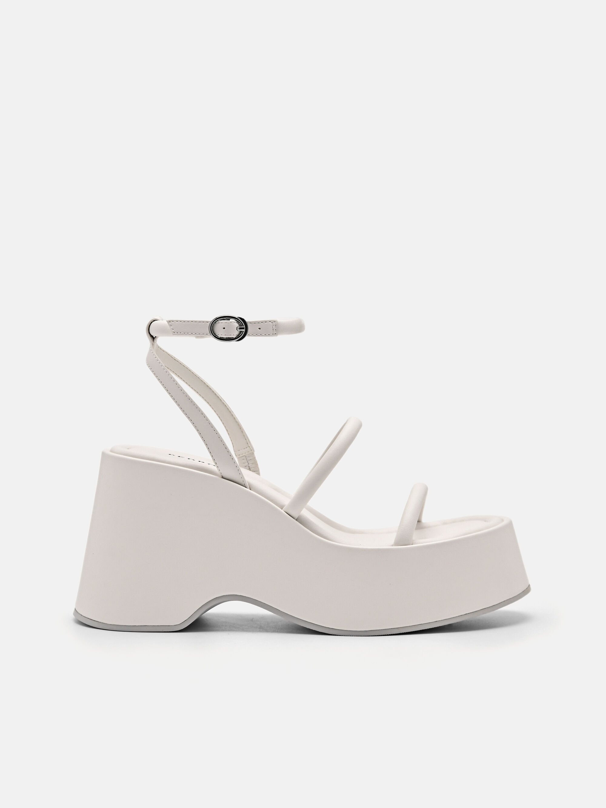 Aryna Platform Sandals, White