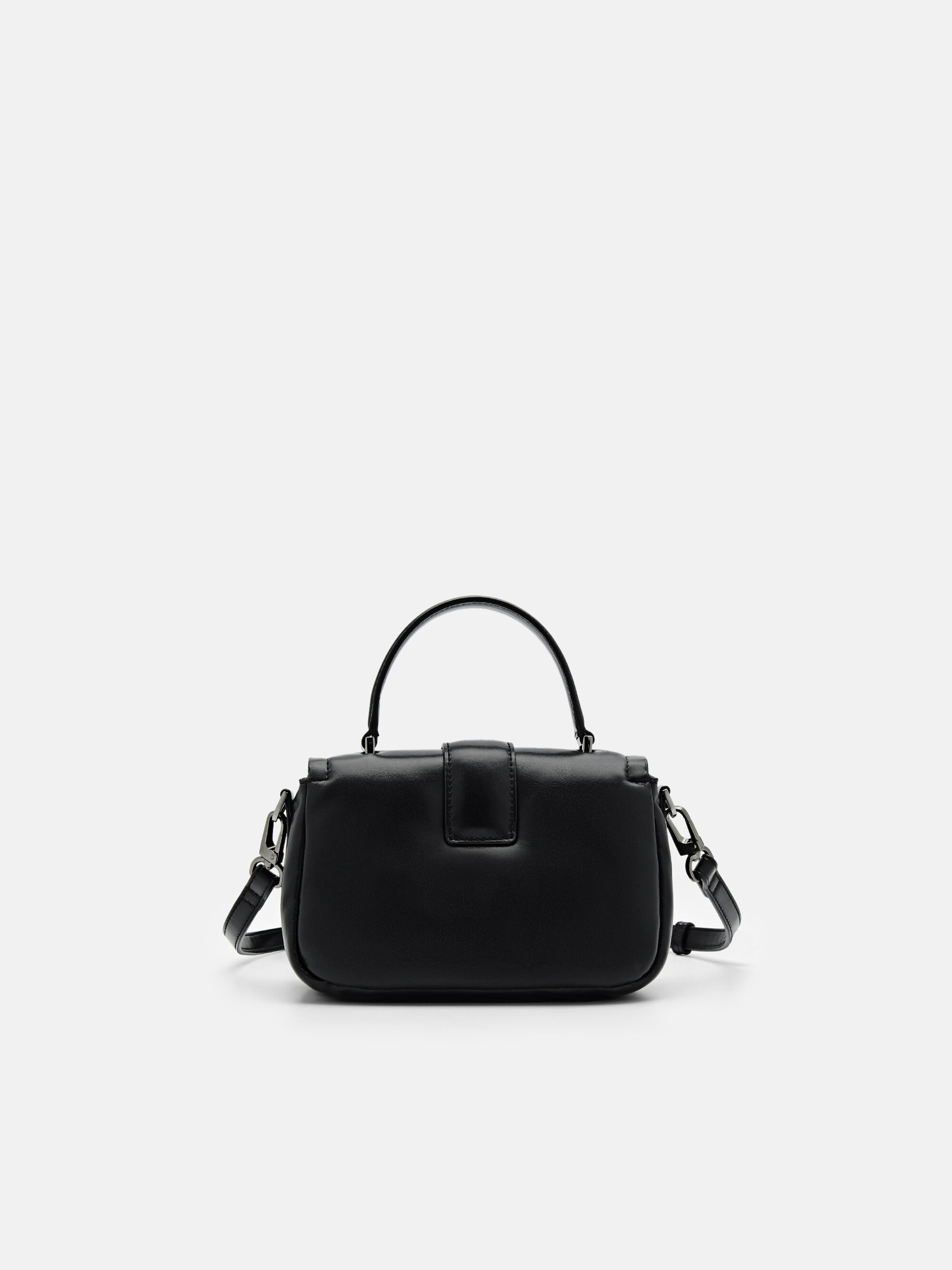 Helix Mini Shoulder Bag, Black