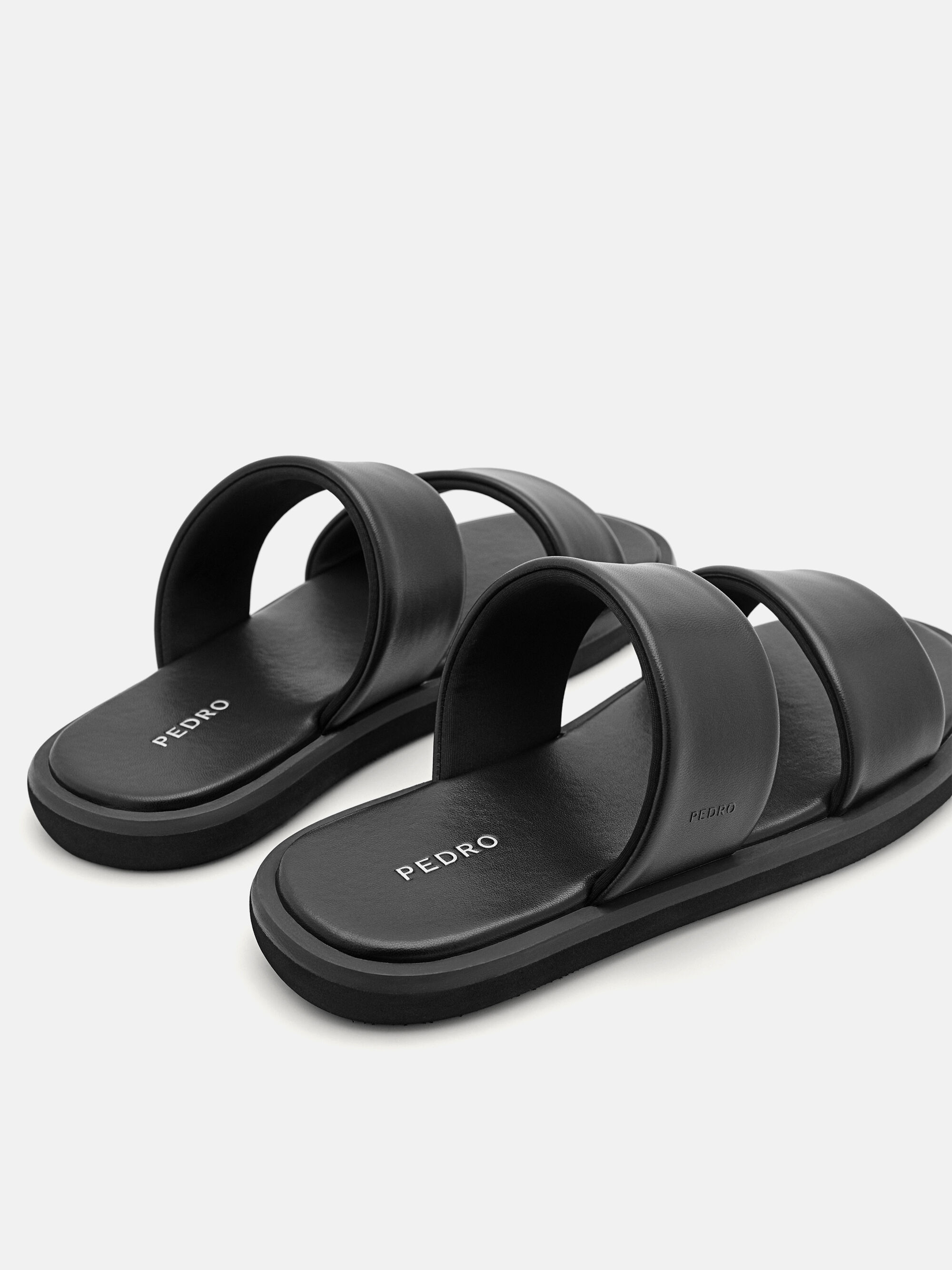 Slide Sandals, Black