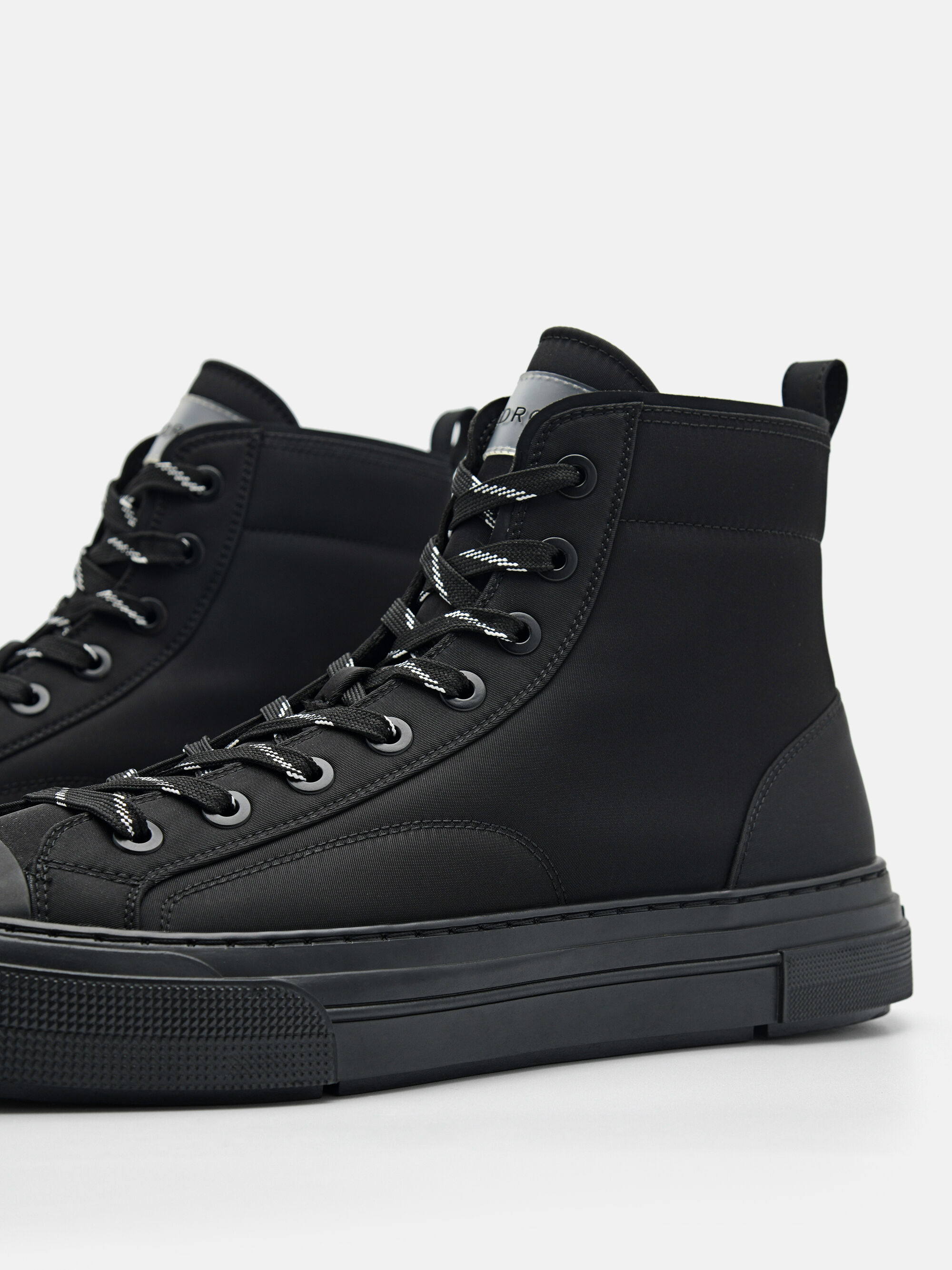 Strata High Top Sneakers, Black