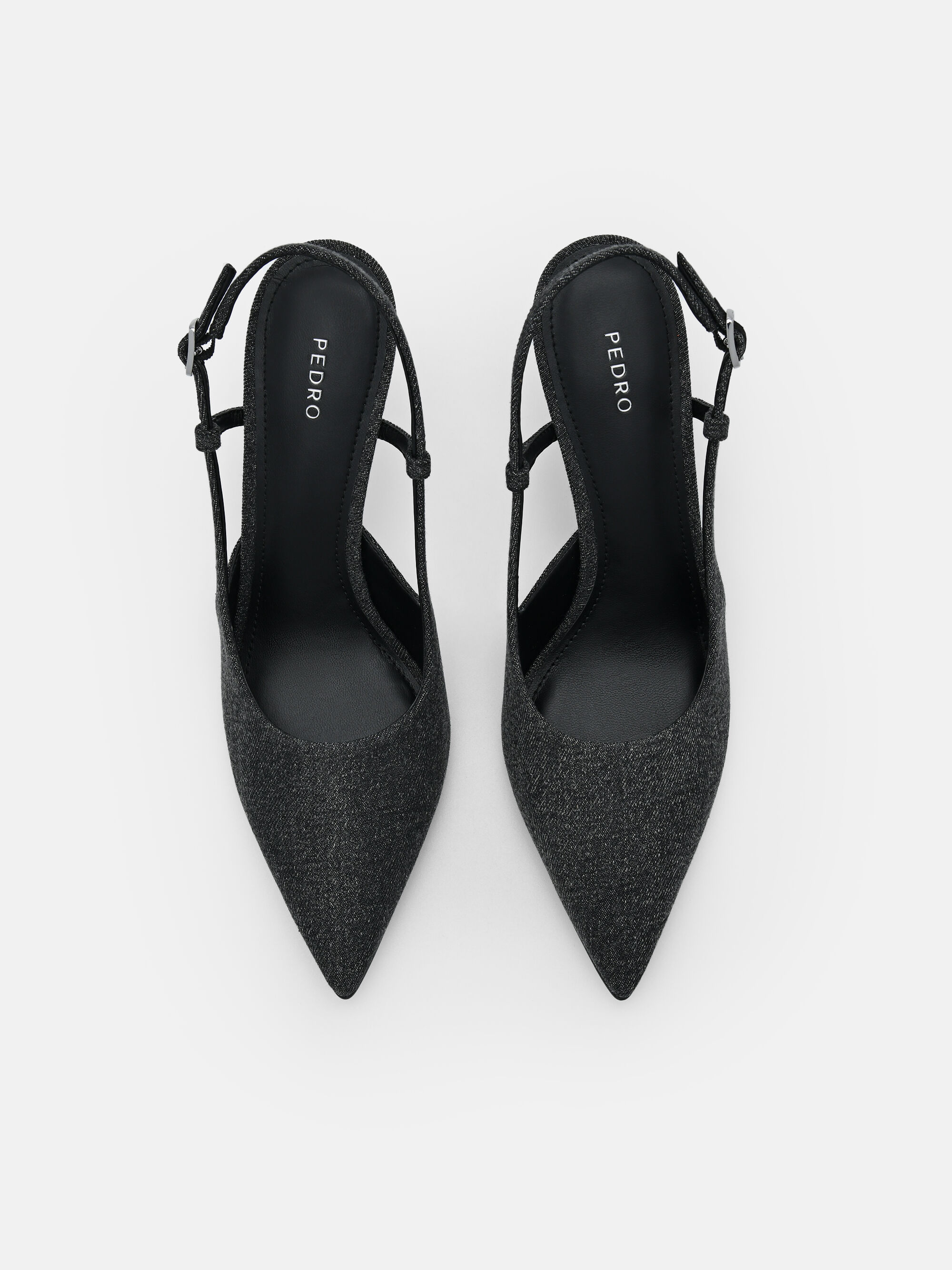 Morraine Slingback Pumps, Black