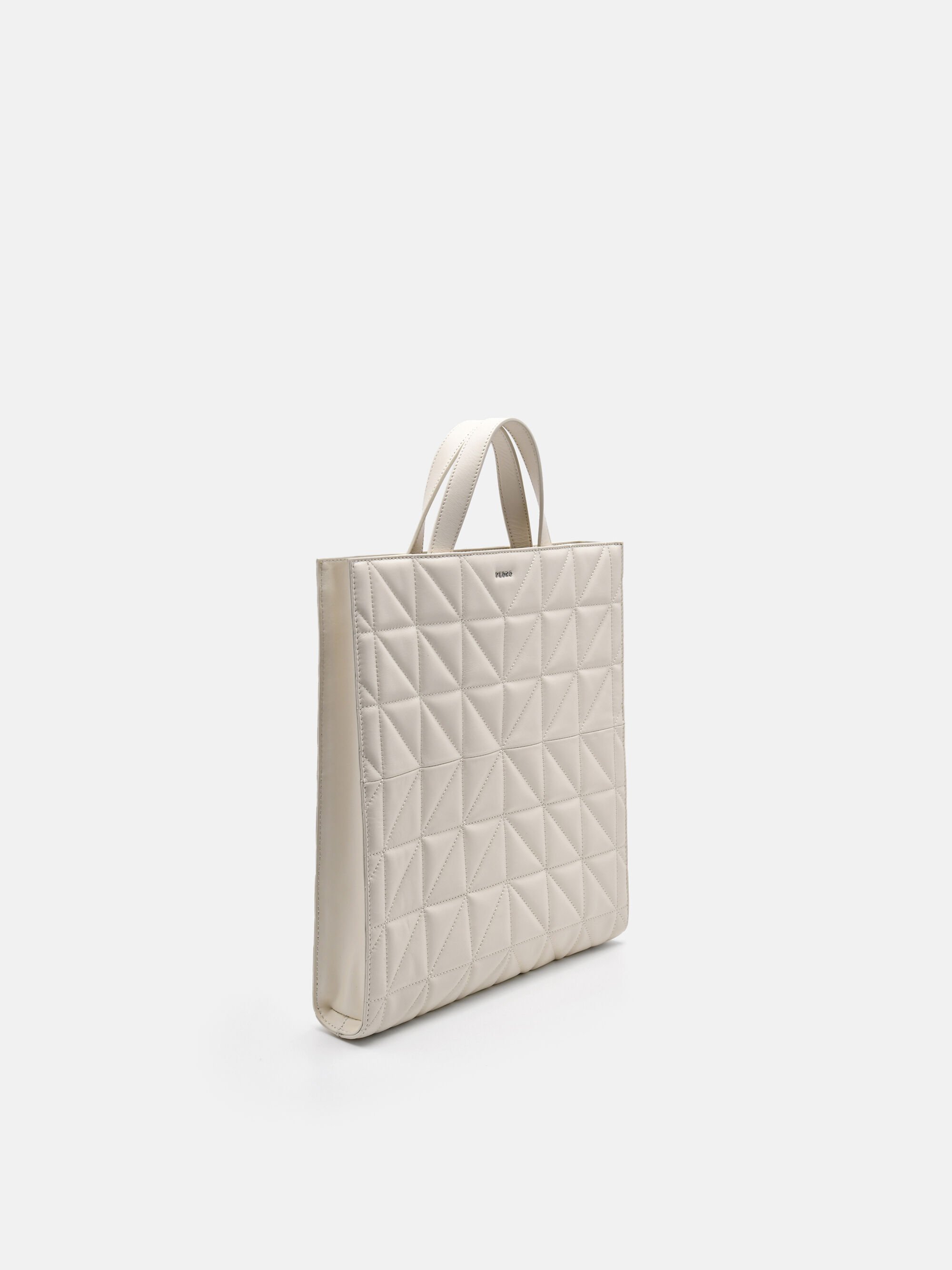 PEDRO Studio Kayla Leather Tote Bag in Pixel, Chalk, hi-res