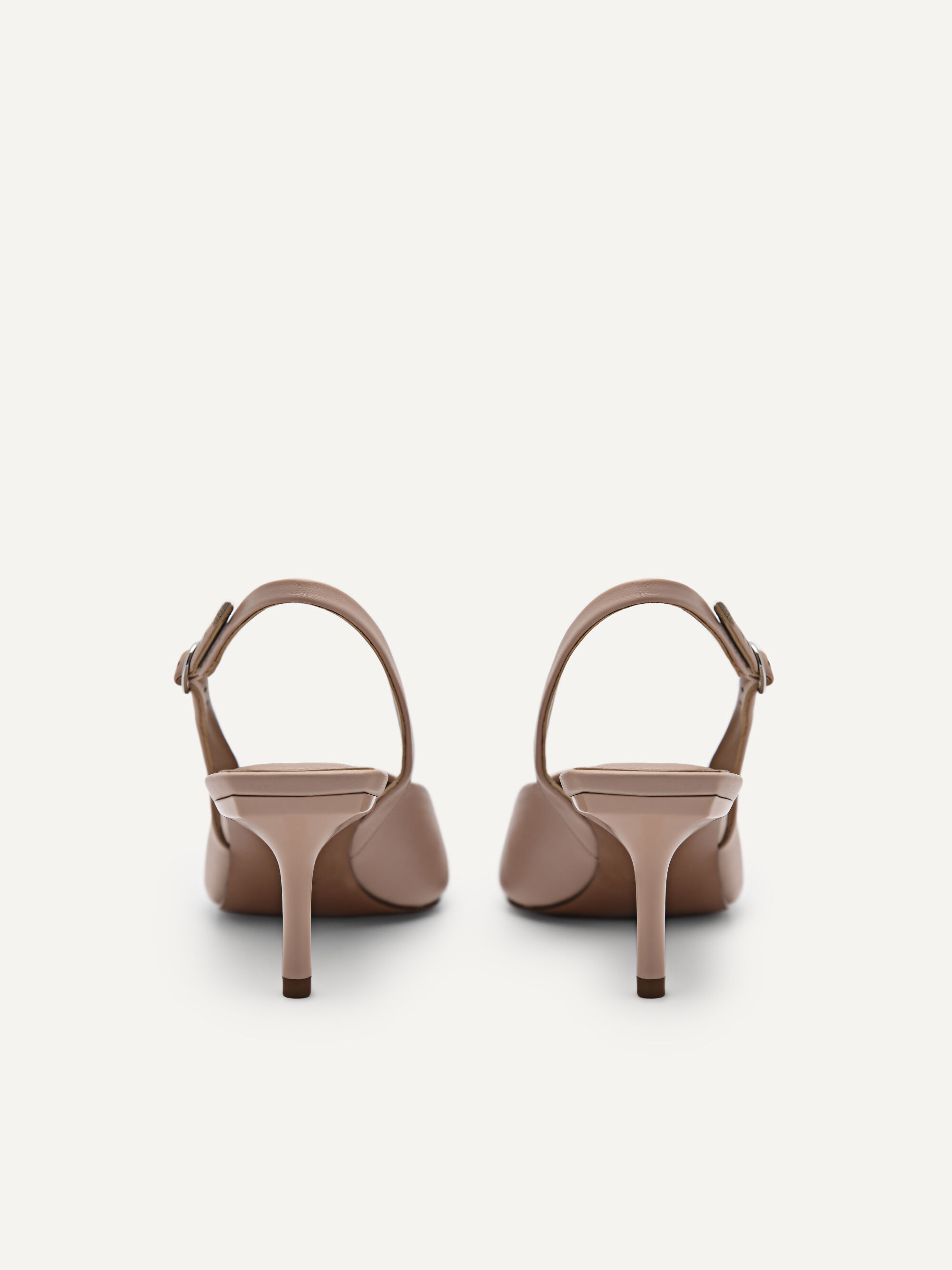 PEDRO Icon Leather Slingback Pumps, Nude, hi-res