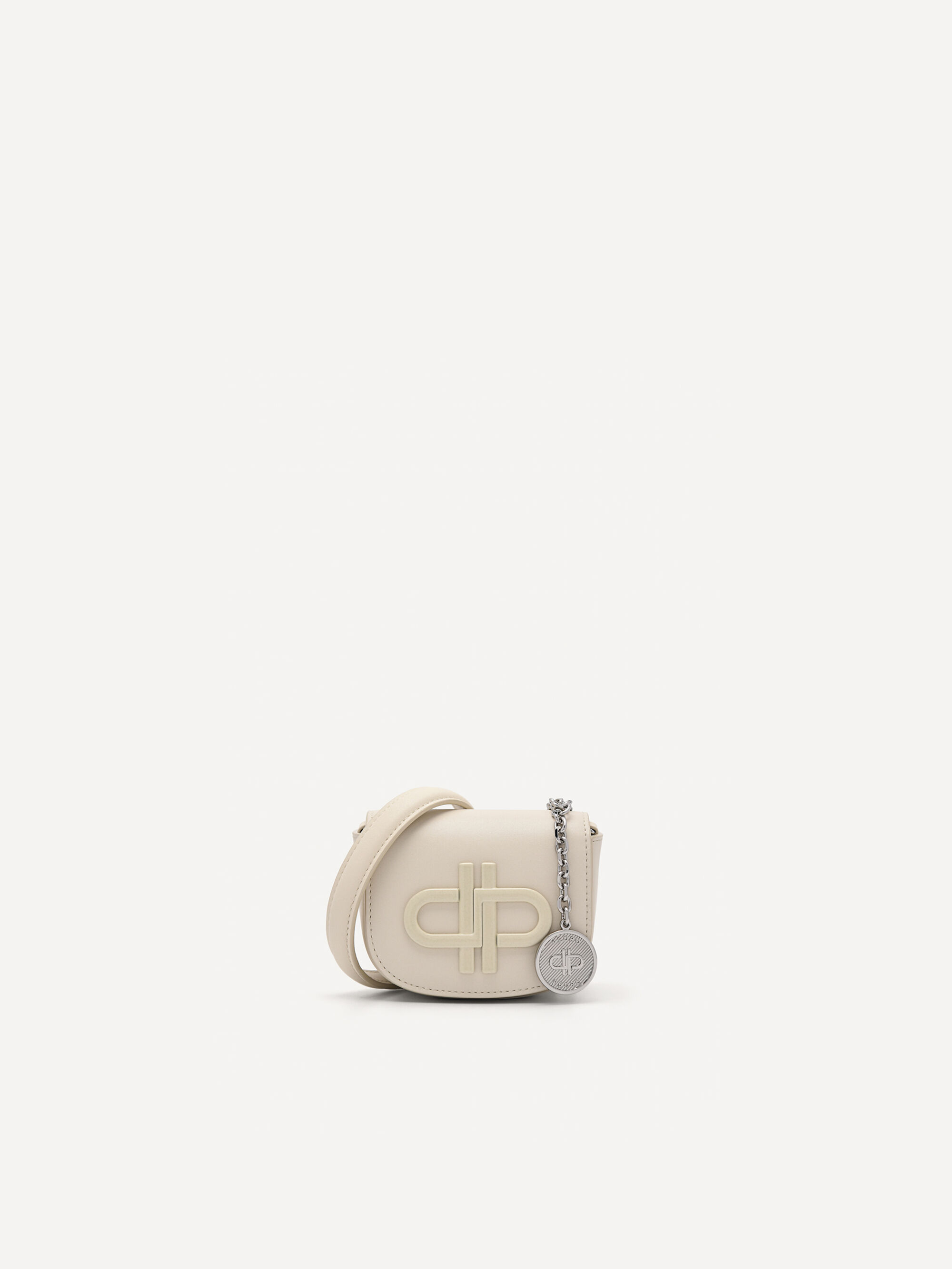 PEDRO Icon Leather Micro Sling Pouch, Beige, hi-res