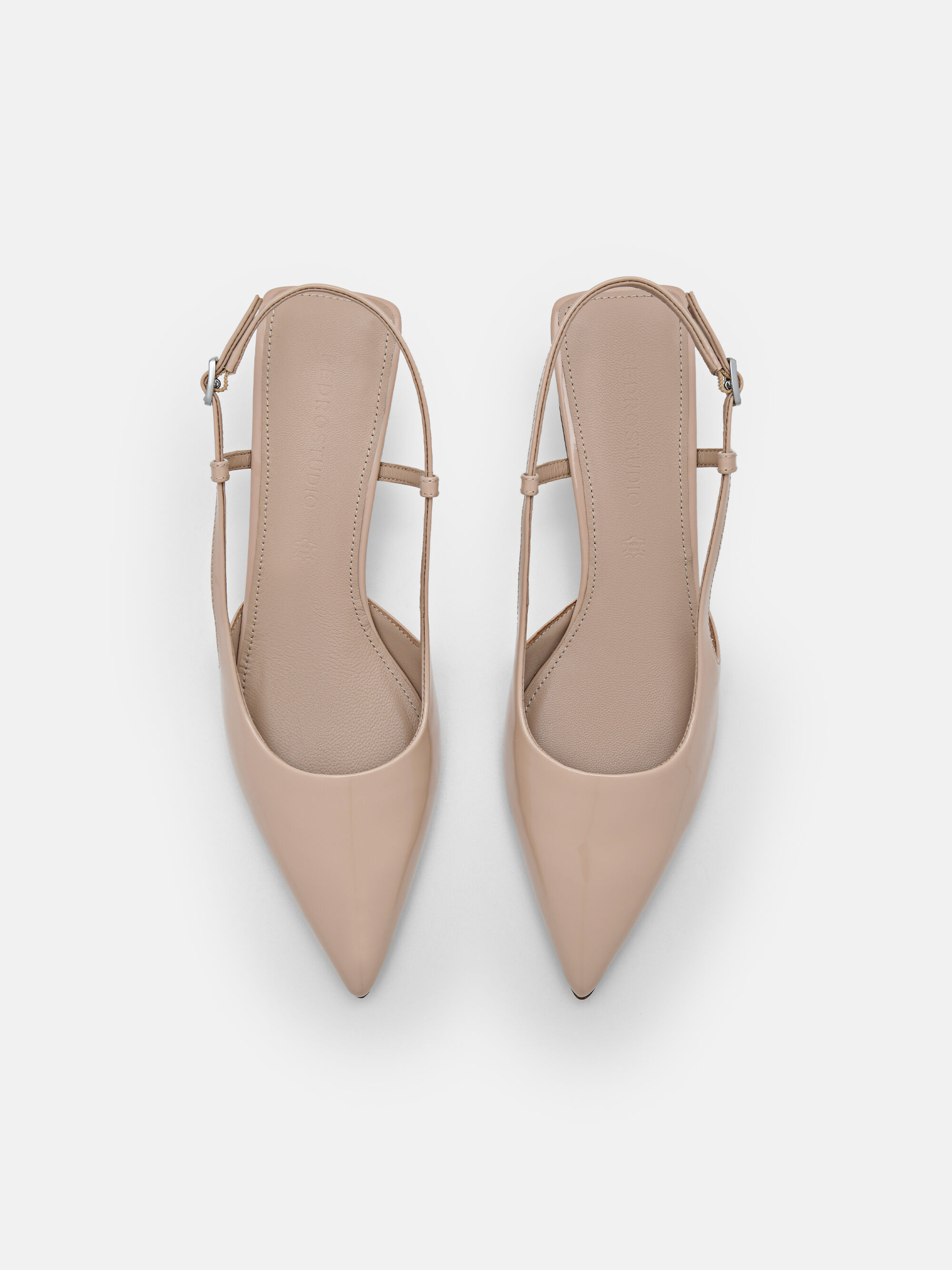 PEDRO Studio Loral Leather Pumps, Nude, hi-res