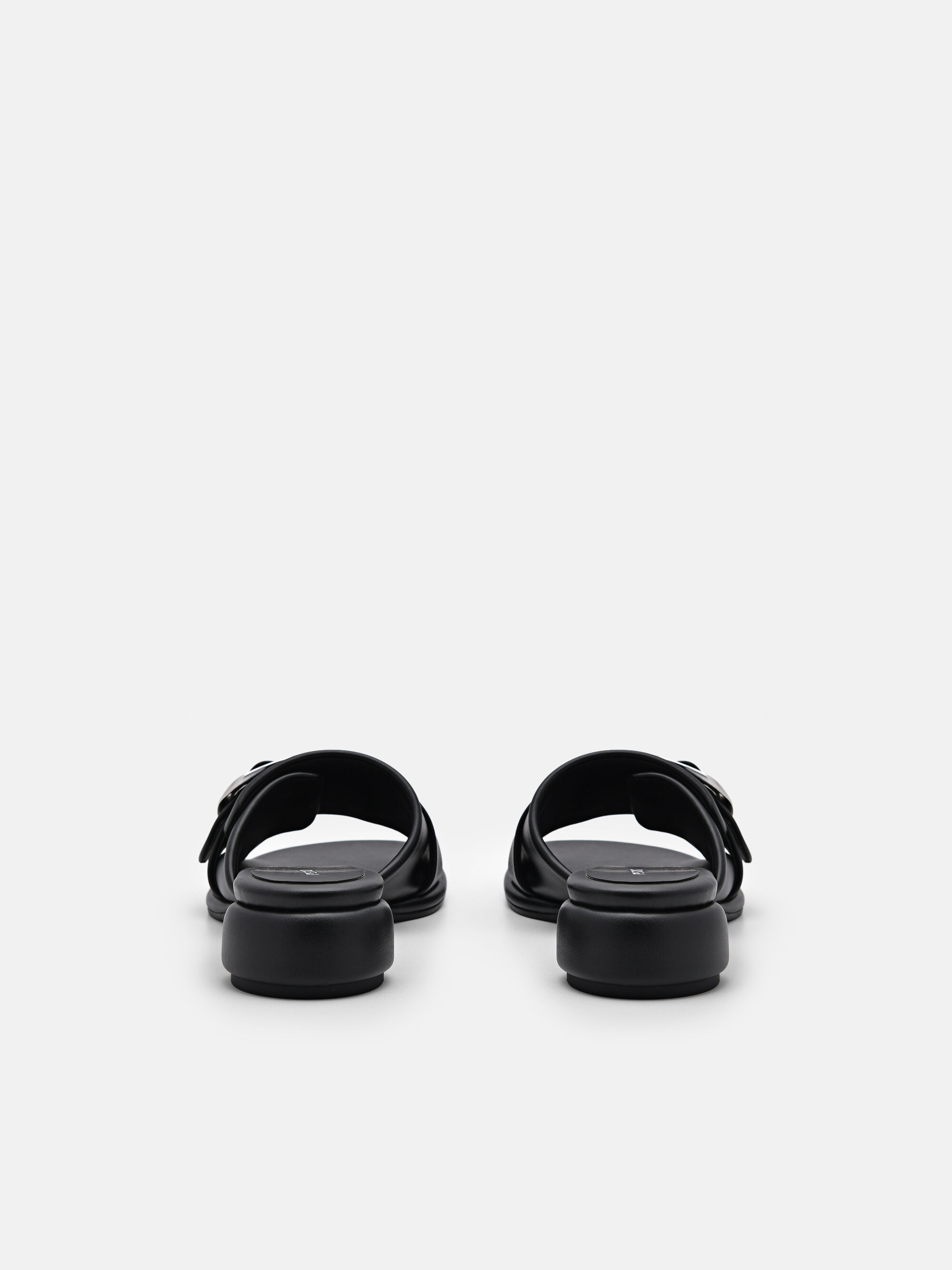 Helix Heel Sandals, Black, hi-res