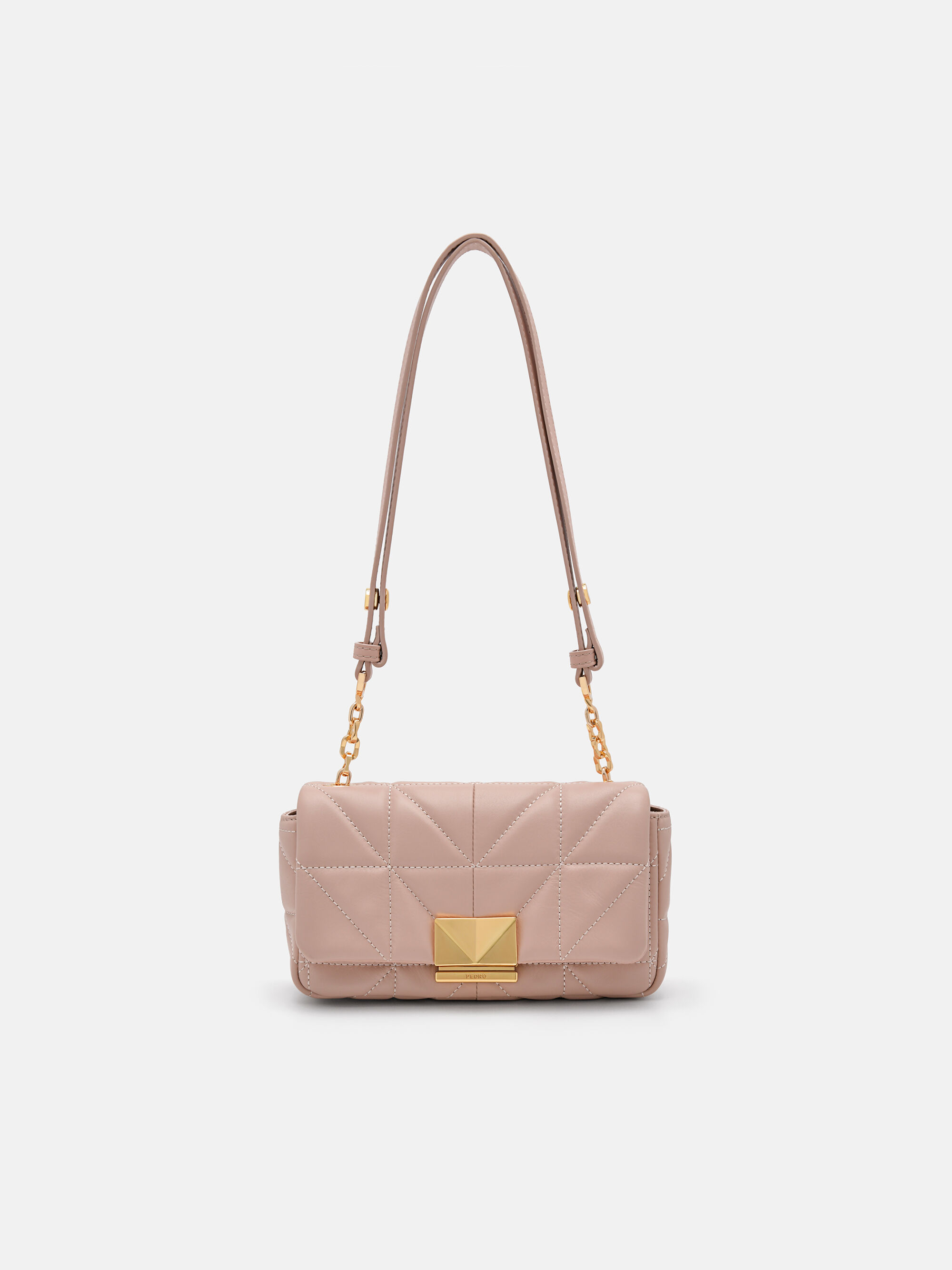 PEDRO Studio Leather Mini Shoulder Bag in Pixel, Nude, hi-res