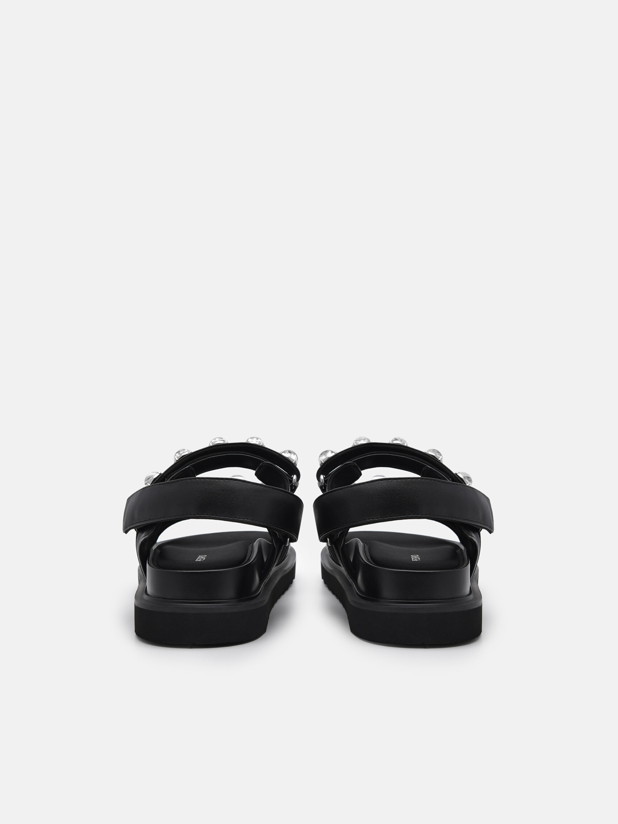 Luma Slingback Sandals, Black, hi-res