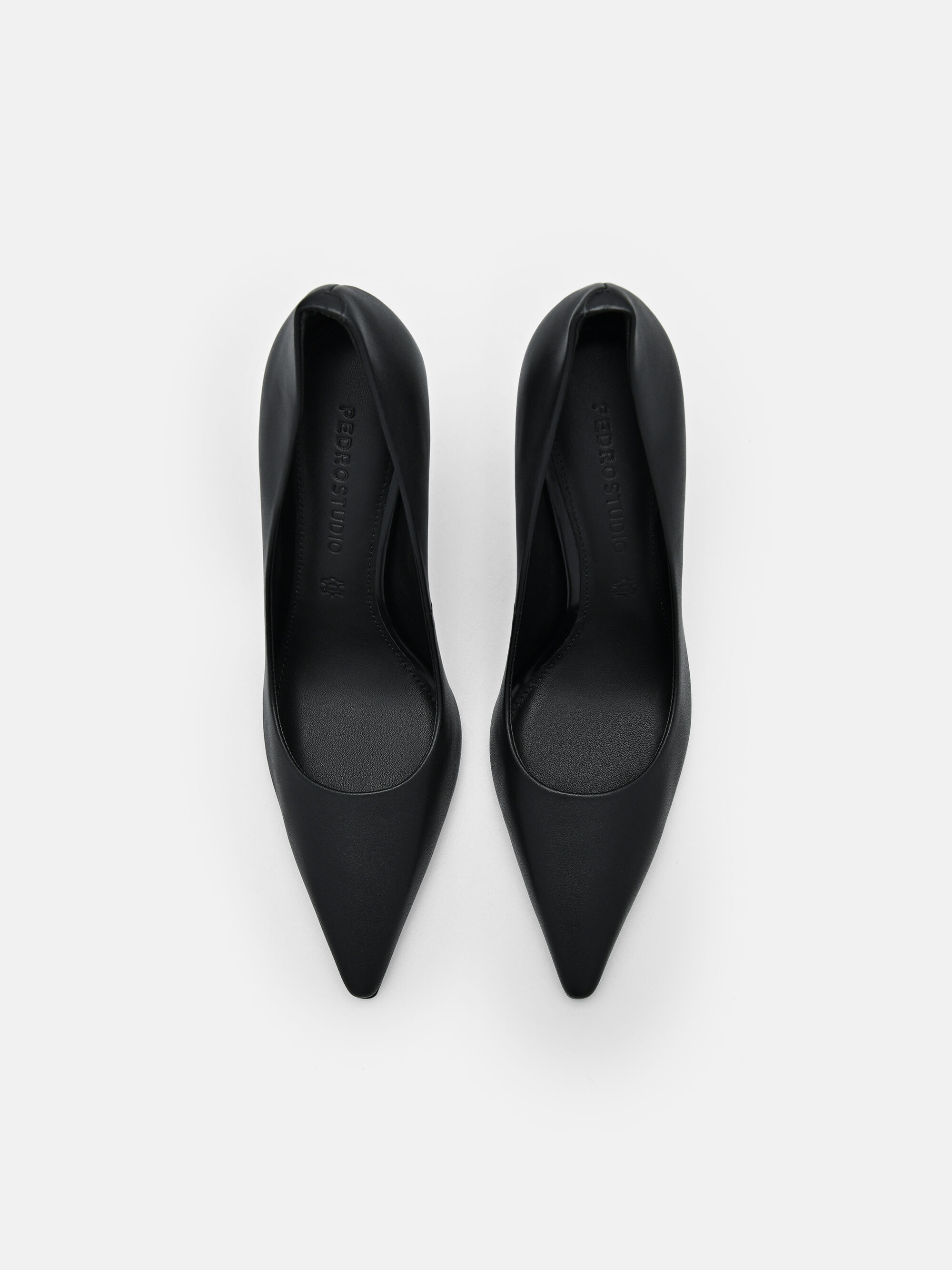 PEDRO Studio Ursula Leather Pumps, Black, hi-res