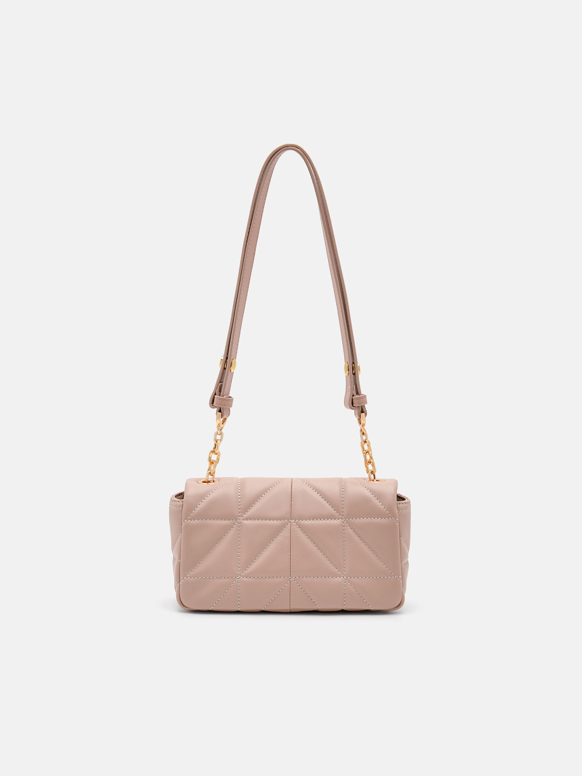 PEDRO Studio Leather Mini Shoulder Bag in Pixel, Nude, hi-res