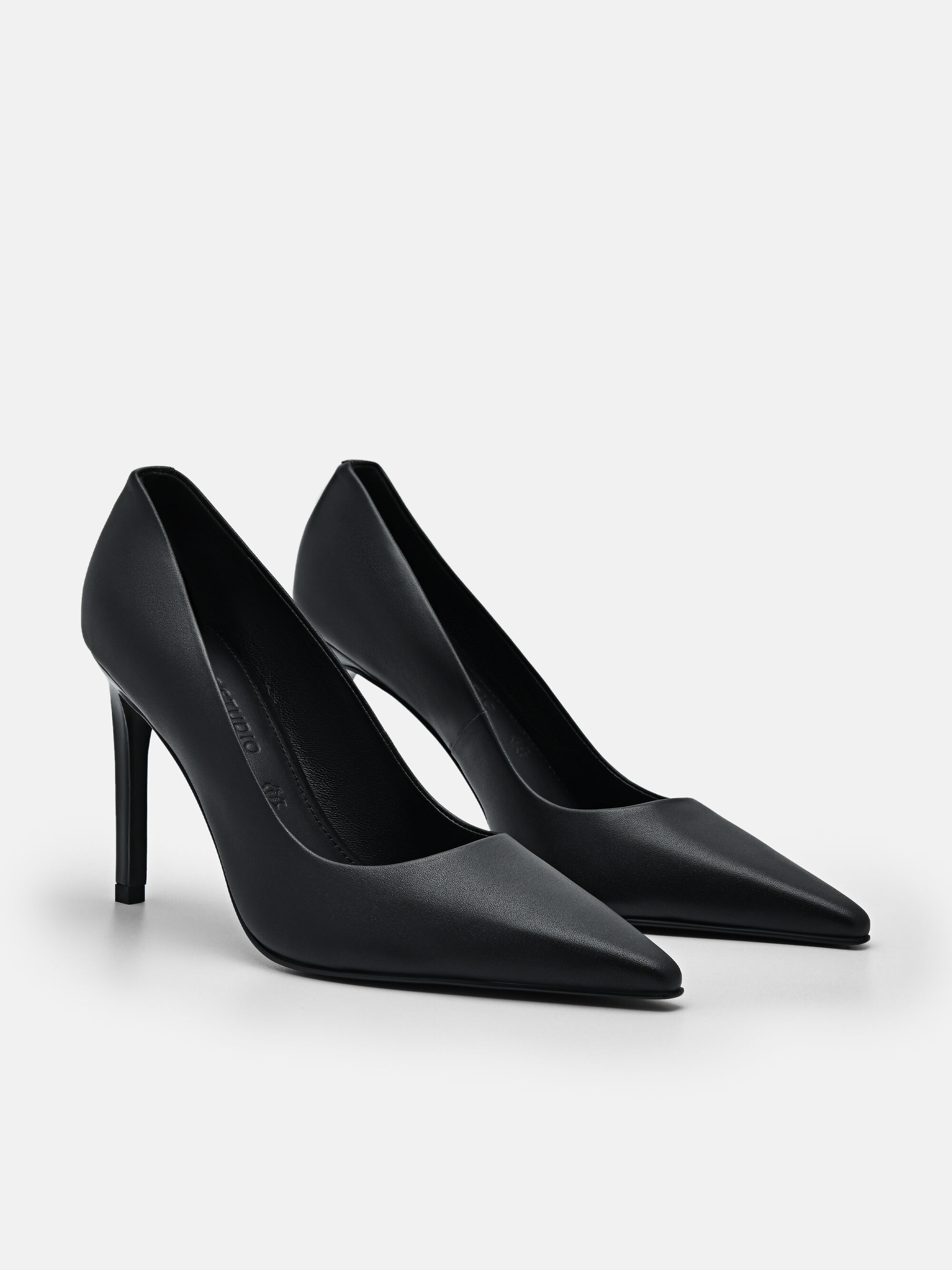 PEDRO Studio Ursula Leather Pumps, Black, hi-res