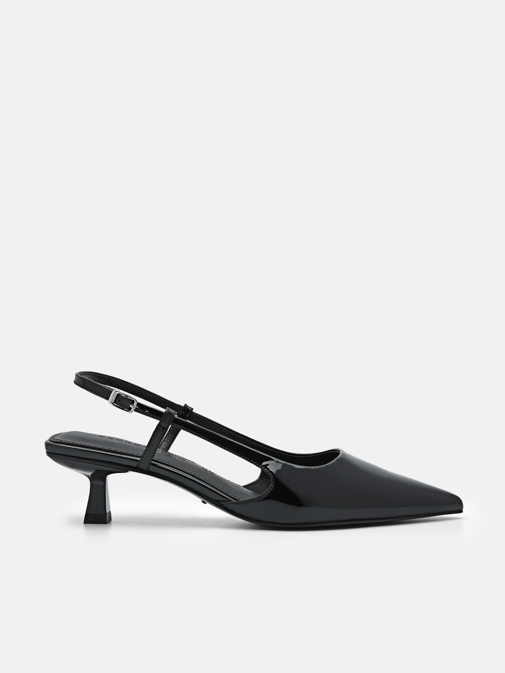 PEDRO Studio Loral Leather Pumps, Black, hi-res