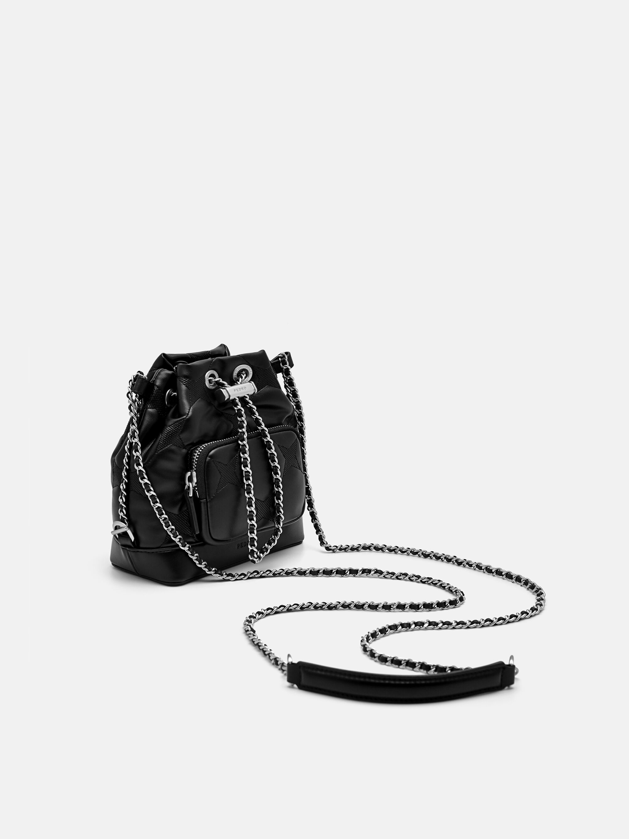 Maisie Mini Bucket Bag, Black, hi-res