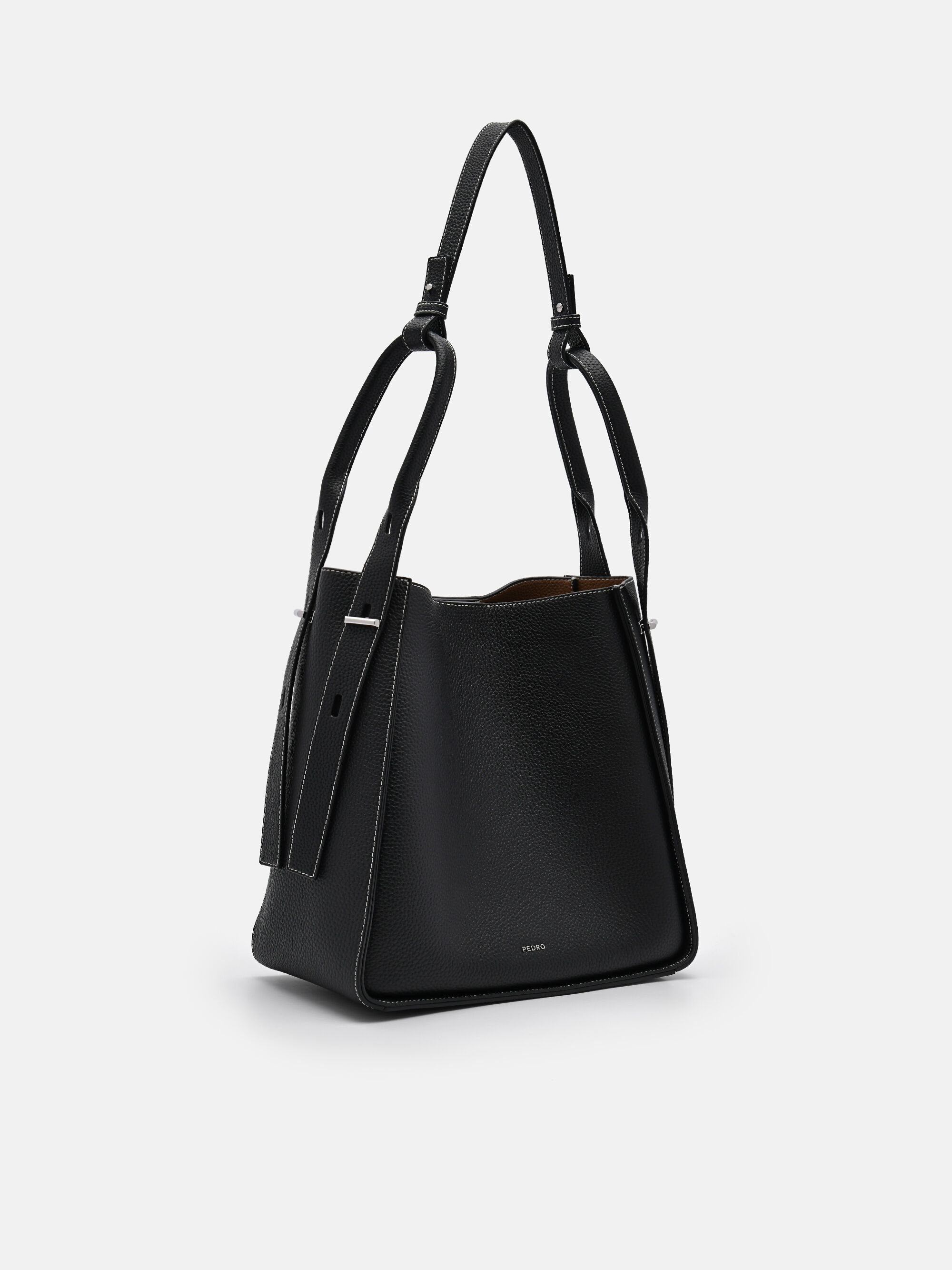 Demi Hobo Bag, Black, hi-res