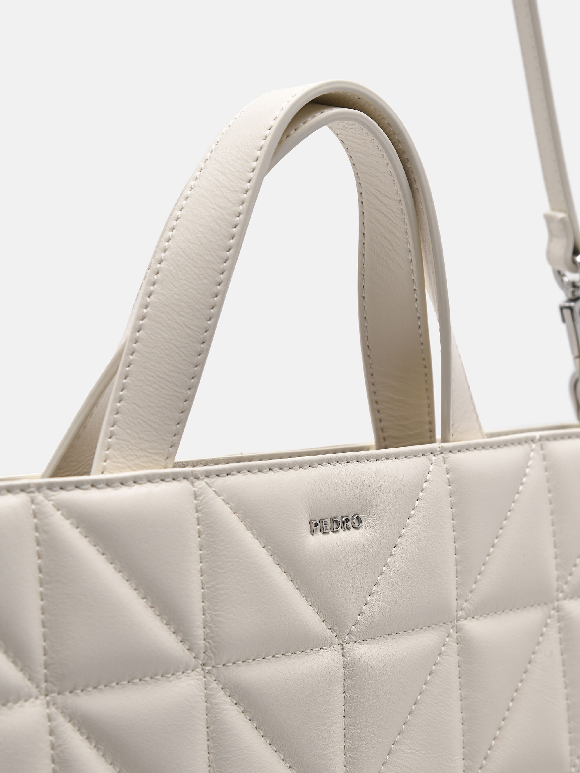 PEDRO Studio Kayla Leather Tote Bag in Pixel, Chalk, hi-res