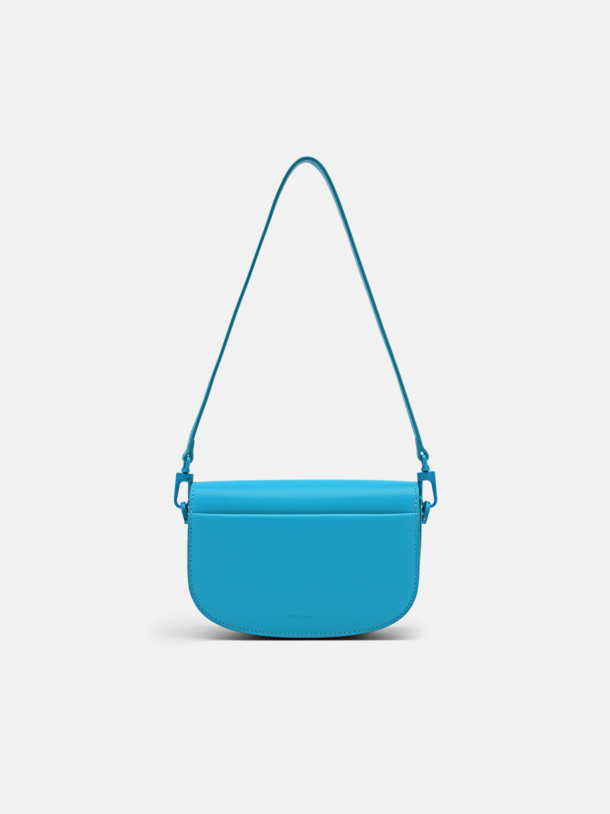 PEDRO Icon Leather Shoulder Bag, Cyan, hi-res