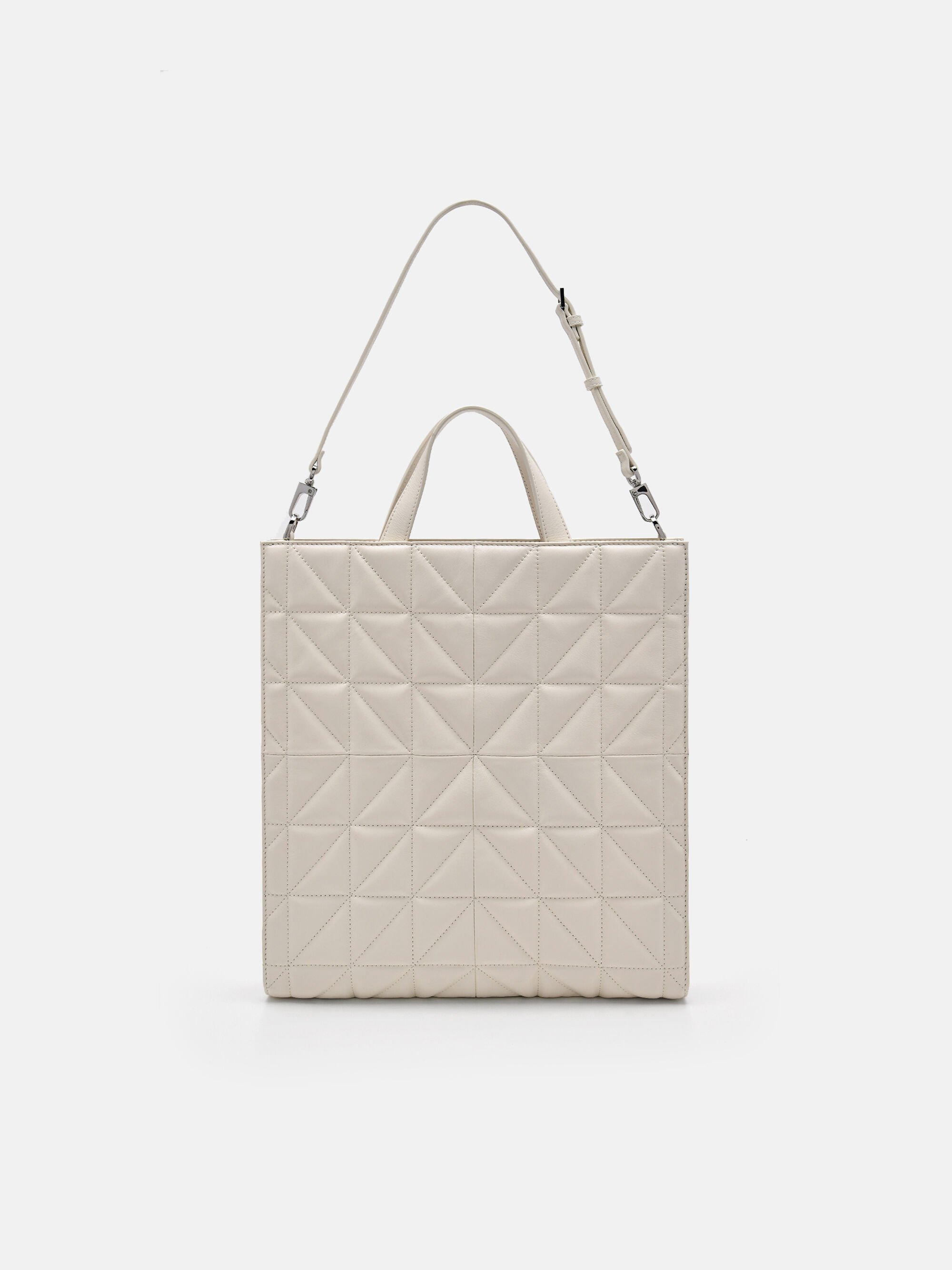 PEDRO Studio Kayla Leather Tote Bag in Pixel, Chalk, hi-res