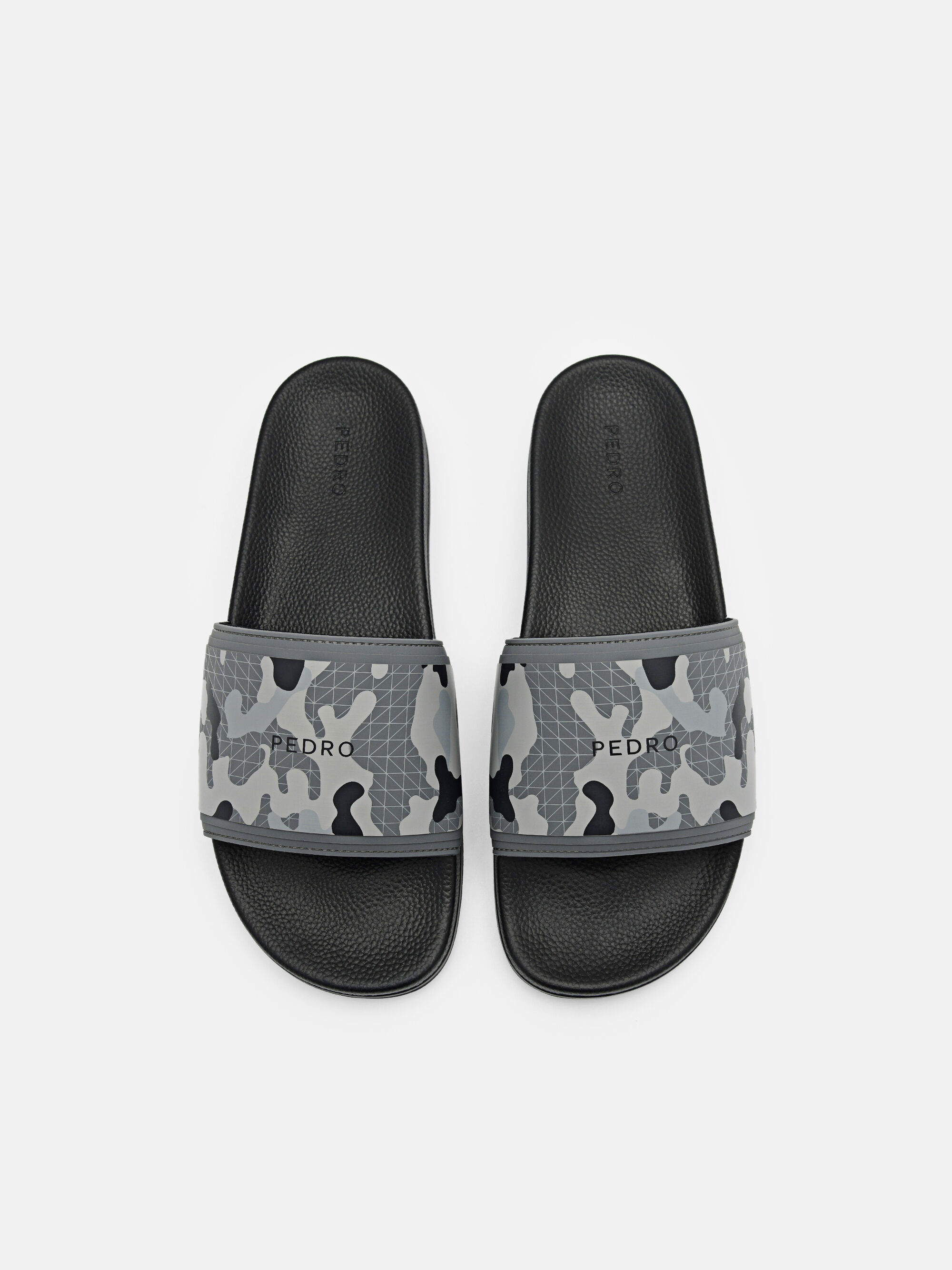 Billie Rubber Slides, Dark Grey, hi-res