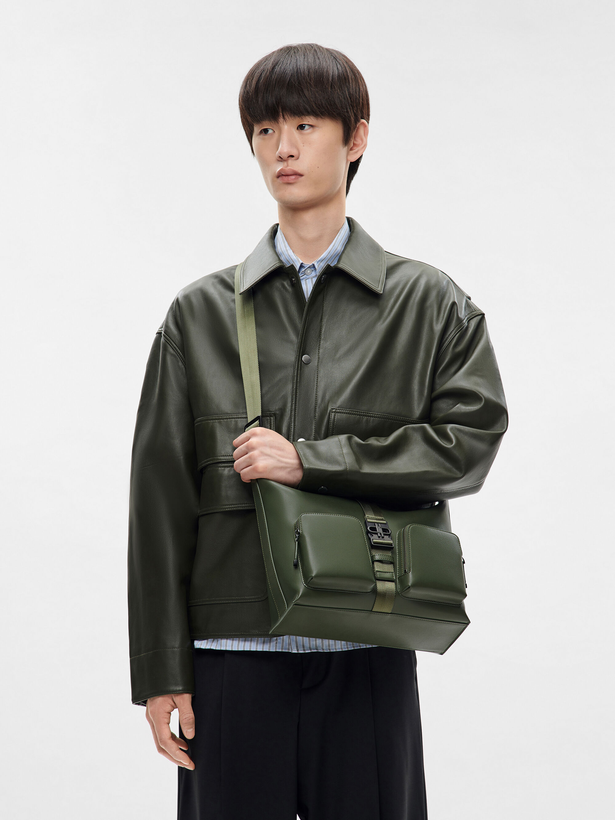 PEDRO Icon Sling Bag, Military Green, hi-res